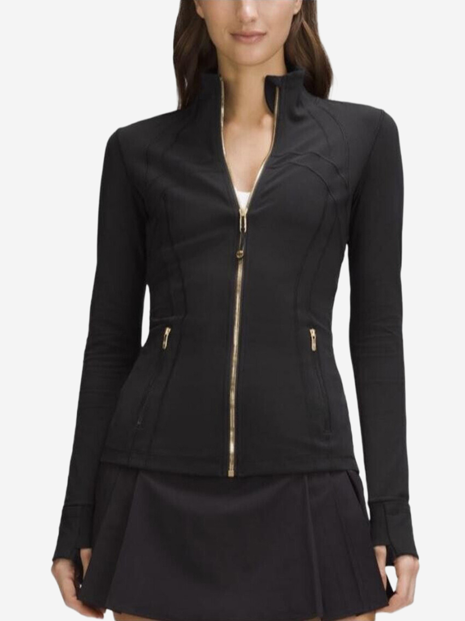 Изображение товара [Кофта] Lululemon Define [LW4CD5SDESTL5O-BLACK-GOLD] Без принта