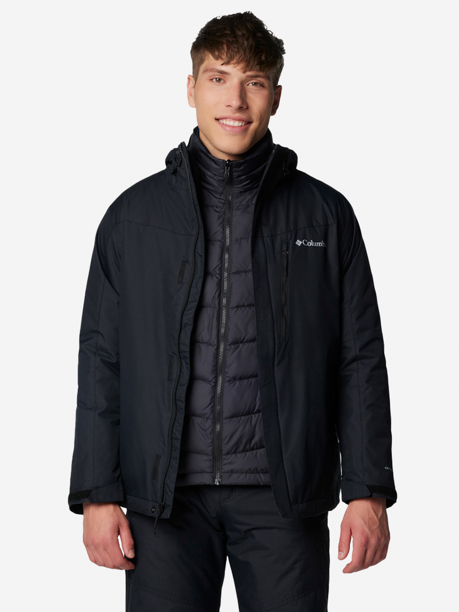 Изображение товара Куртка горнолыжная мембранная мужская Columbia Whirlibird V Interchange Jacket, Черный