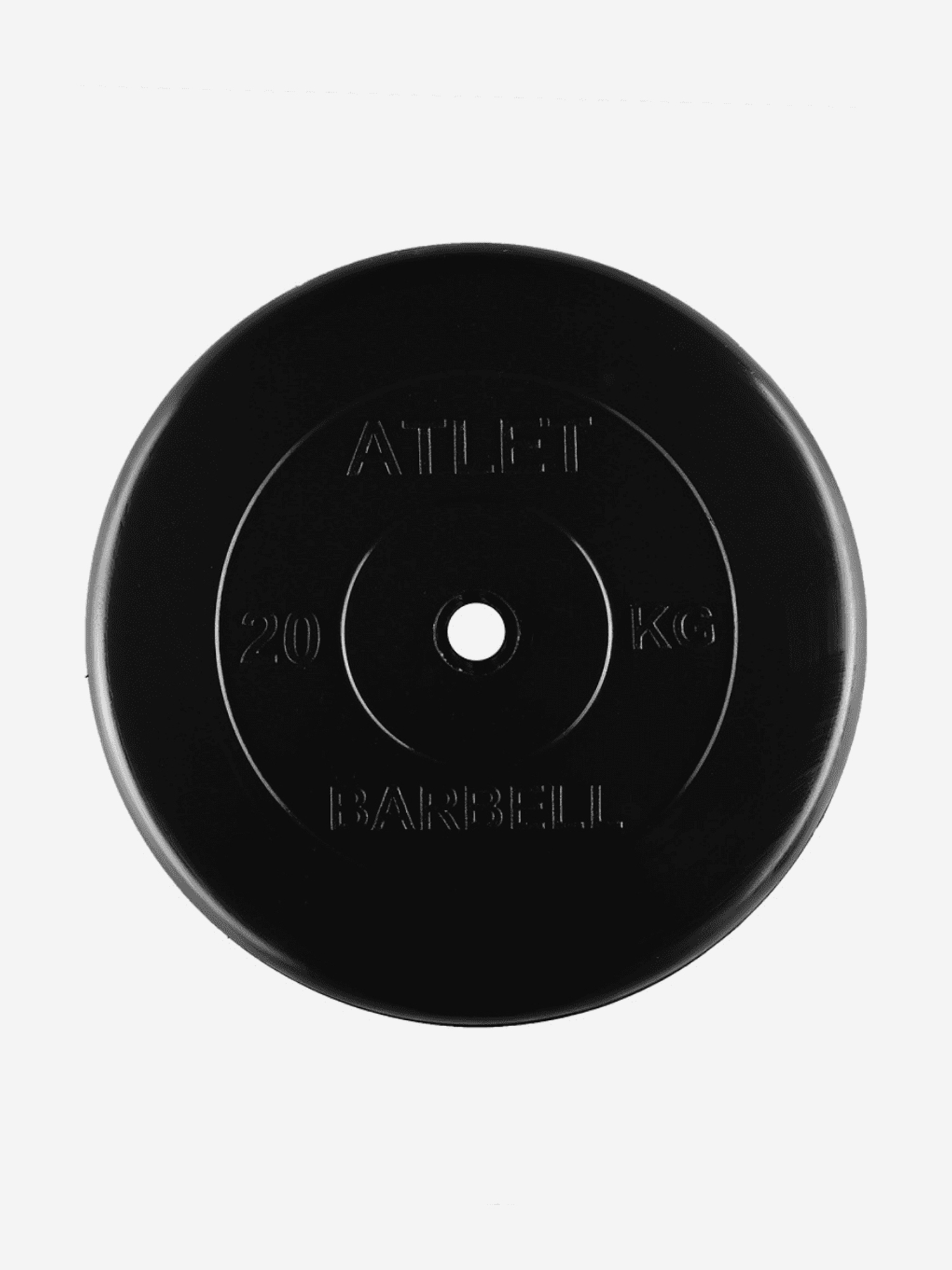 

Диск (блин) BARBELL ATLET 20 кг 26 мм., Черный