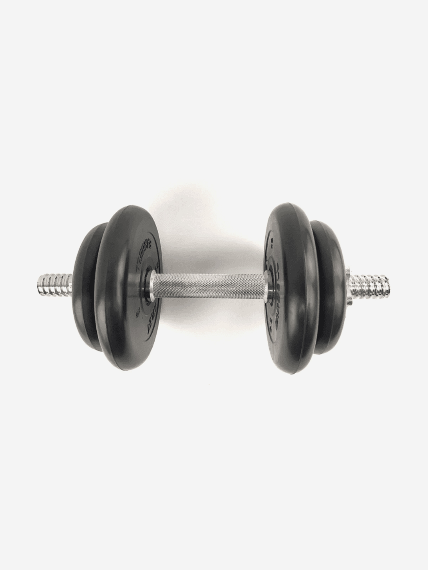 

Гантели разборные BARBELL ATLET 1 по 9 кг (хромированный гриф), Черный