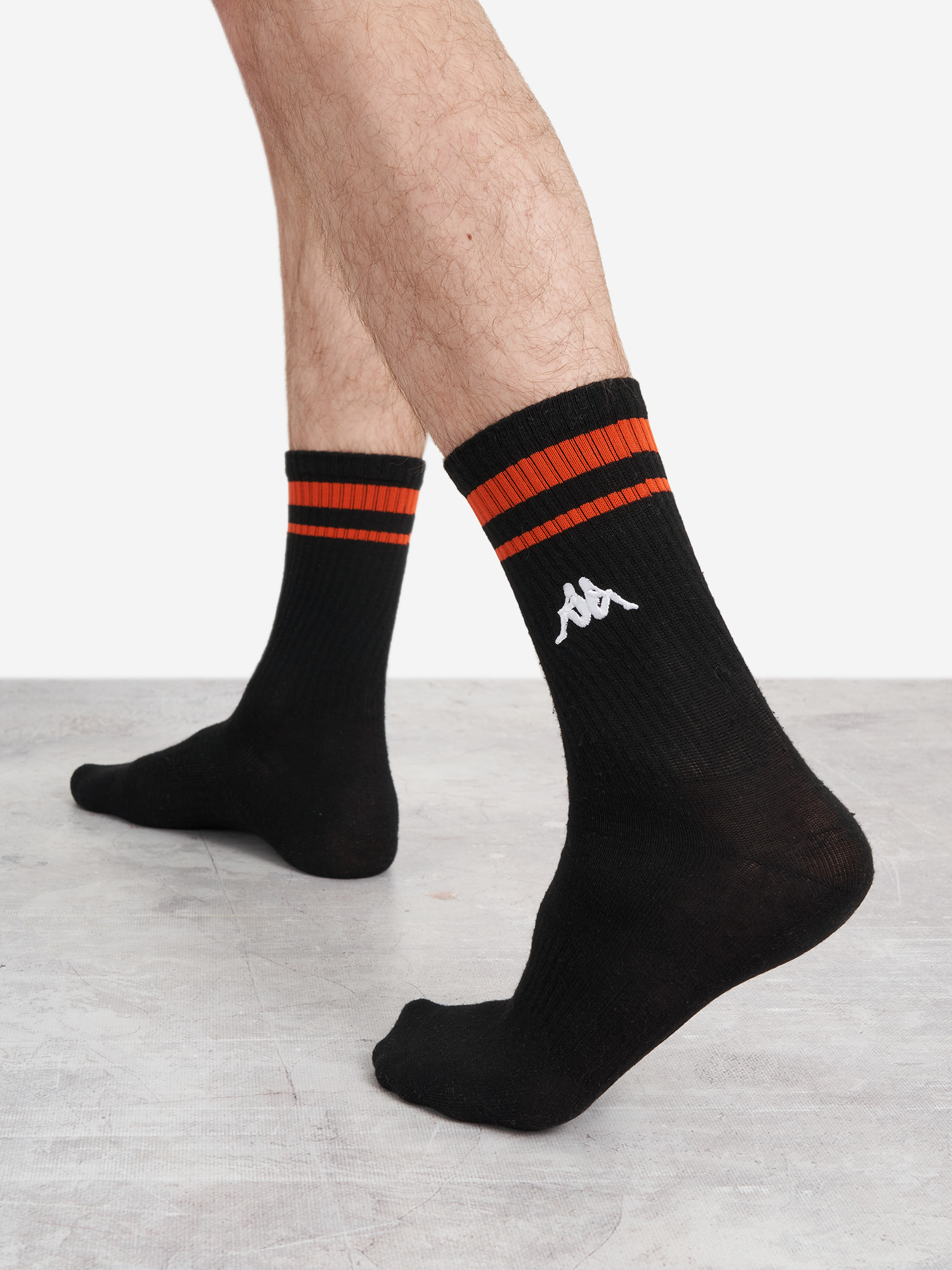 фото Носки kappa x virtus.pro, 1 пара, черный