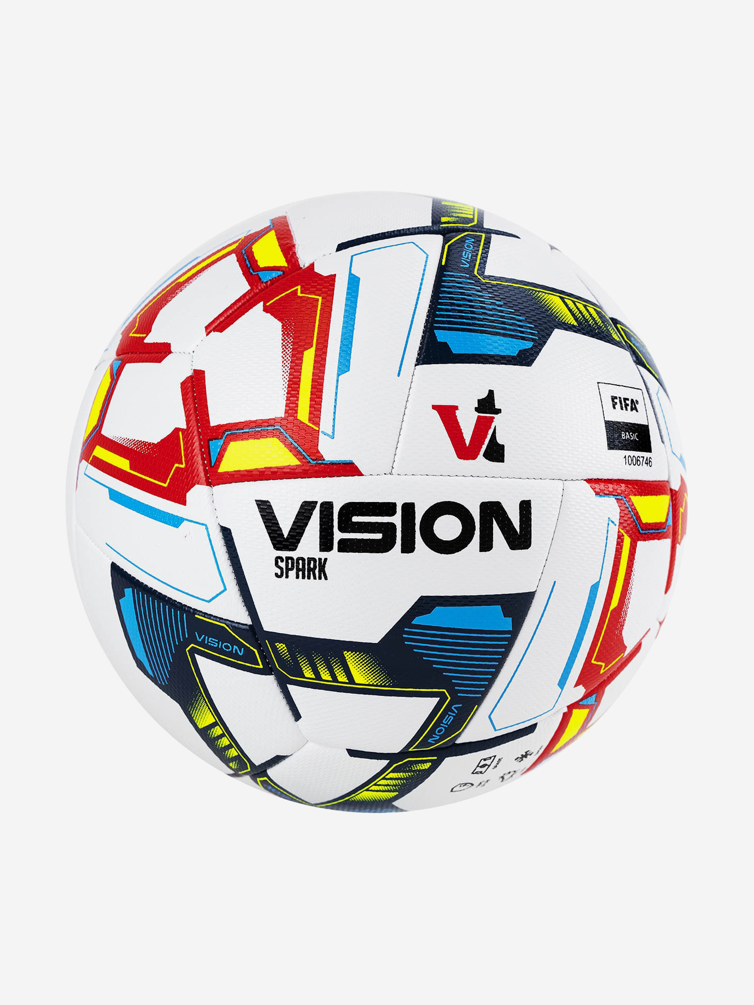 

Мяч футбольный Torres Vision Spark арт.F321045 р.5, Белый