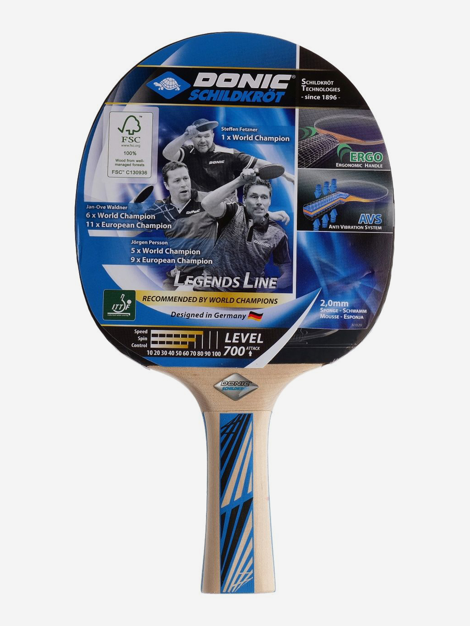 

Ракетка DONIC LEGENDS 700, Белый