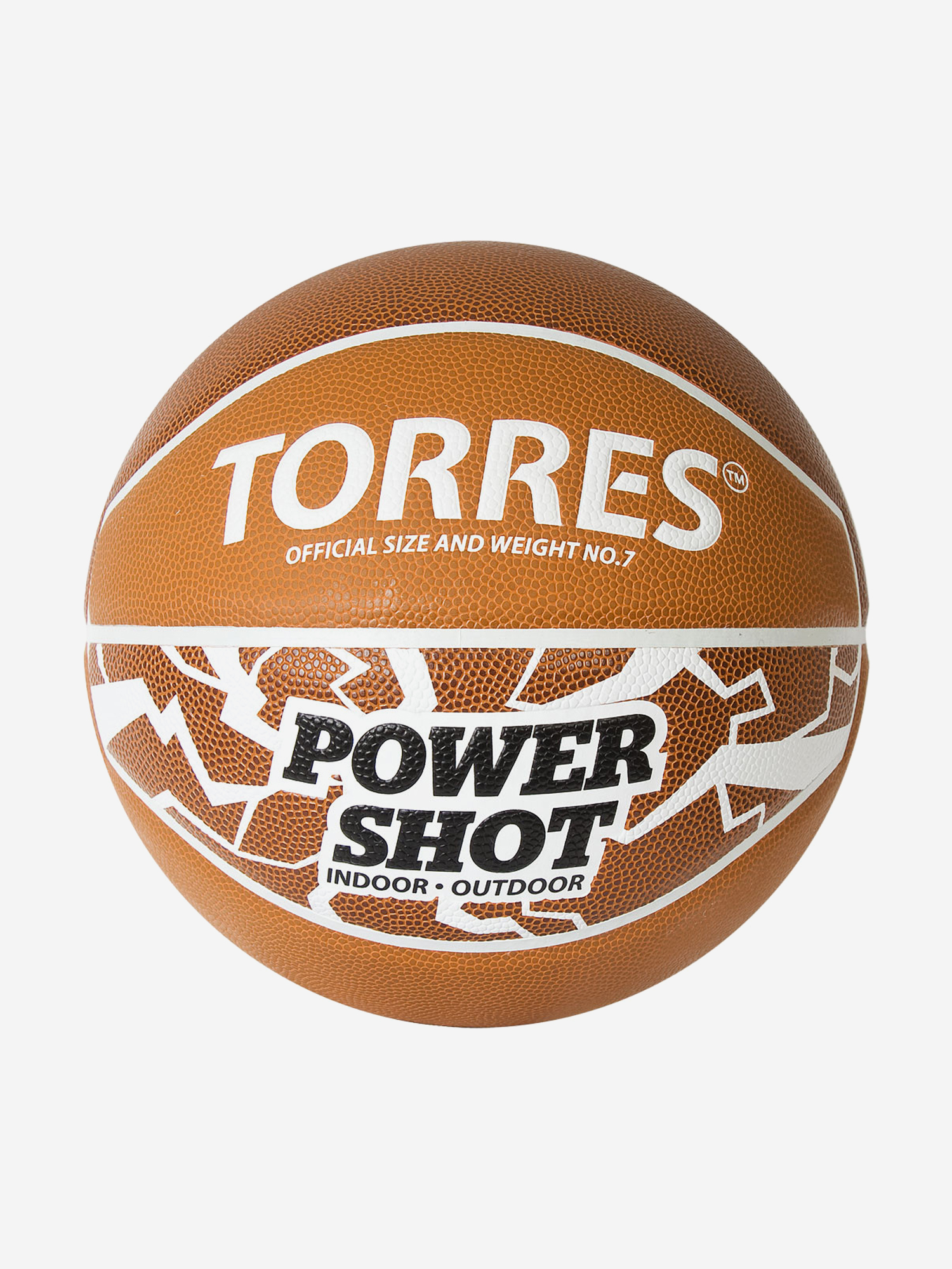 

Мяч баскетбольный Torres Power Shot арт.B32087 р.7, Оранжевый