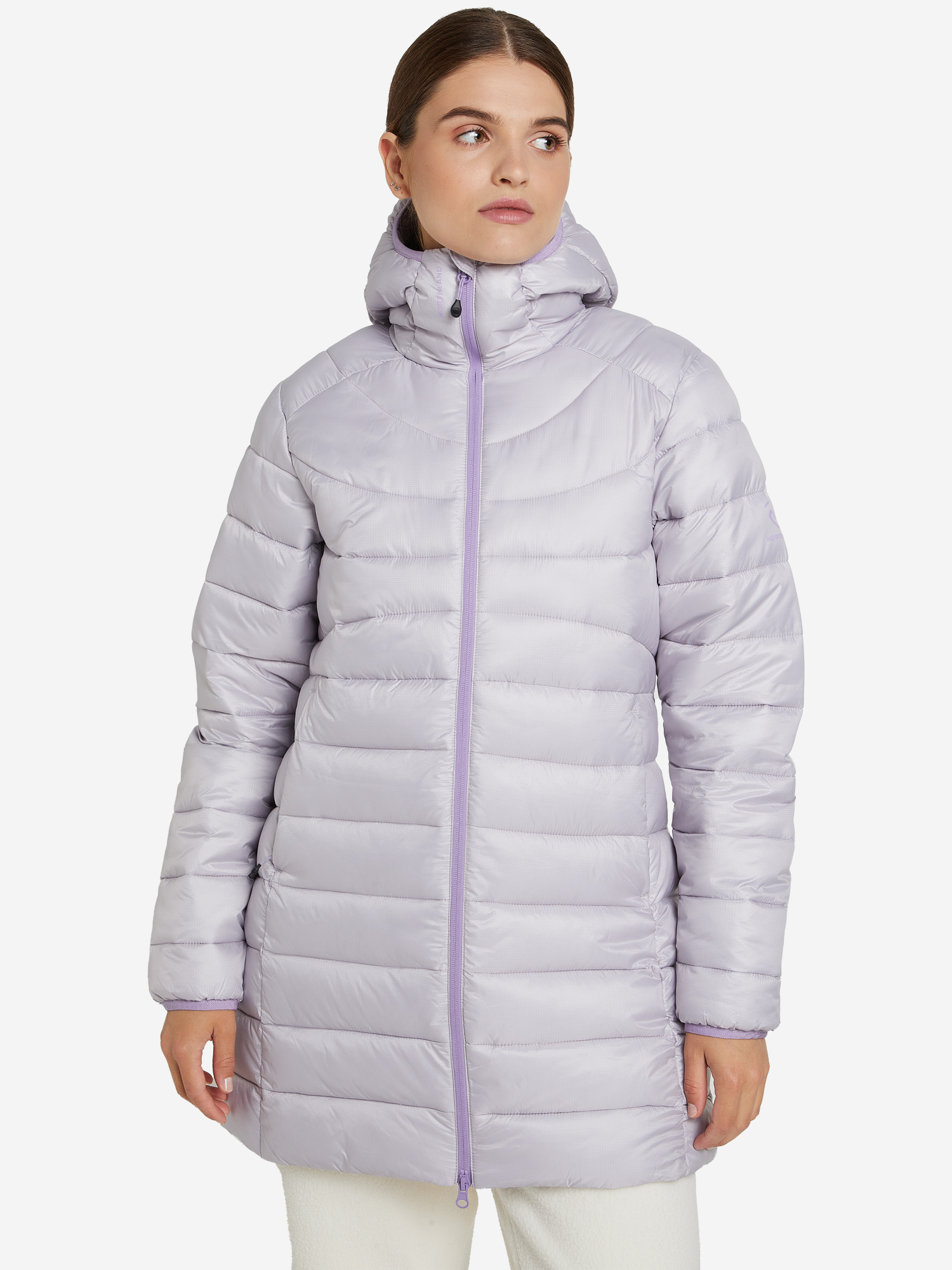 Куртка утепленная женская Northland Himmel, Фиолетовый термобелье низ женское northland cotton фиолетовый