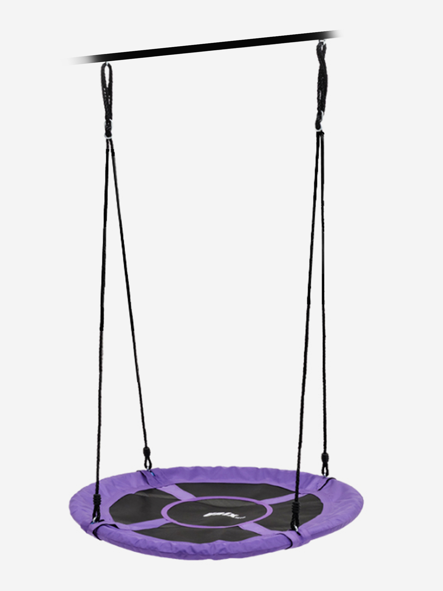 Игры на улице Качели-гнездо подвесные детские UNIX Line Purple 100 см, садовый детский гамак для улицы, максимальная нагрузка 150кг, Фиолетовый