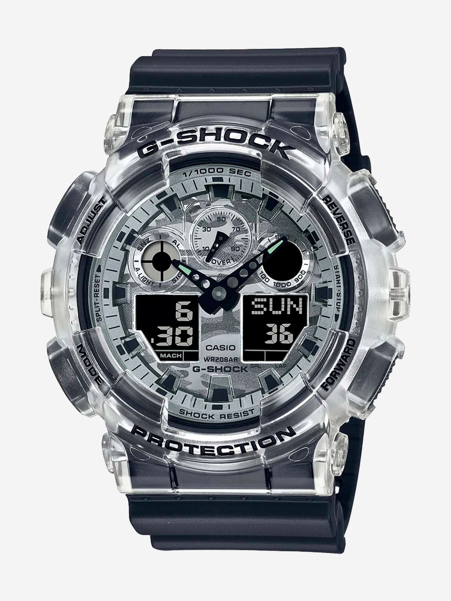 

Спортивные часы CASIO GA-100SKC-1A, Черный
