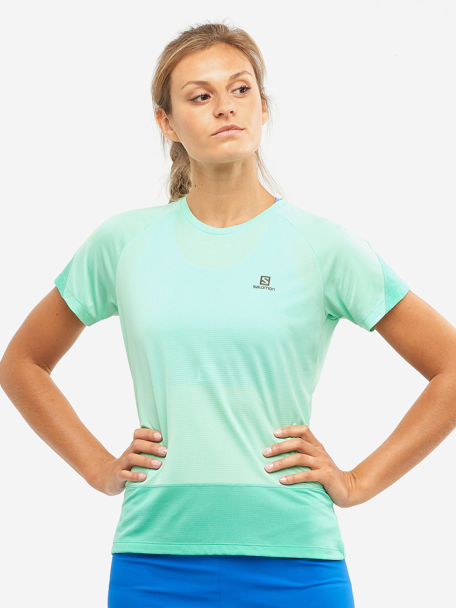 

Футболка женская Salomon Cross, Зеленый