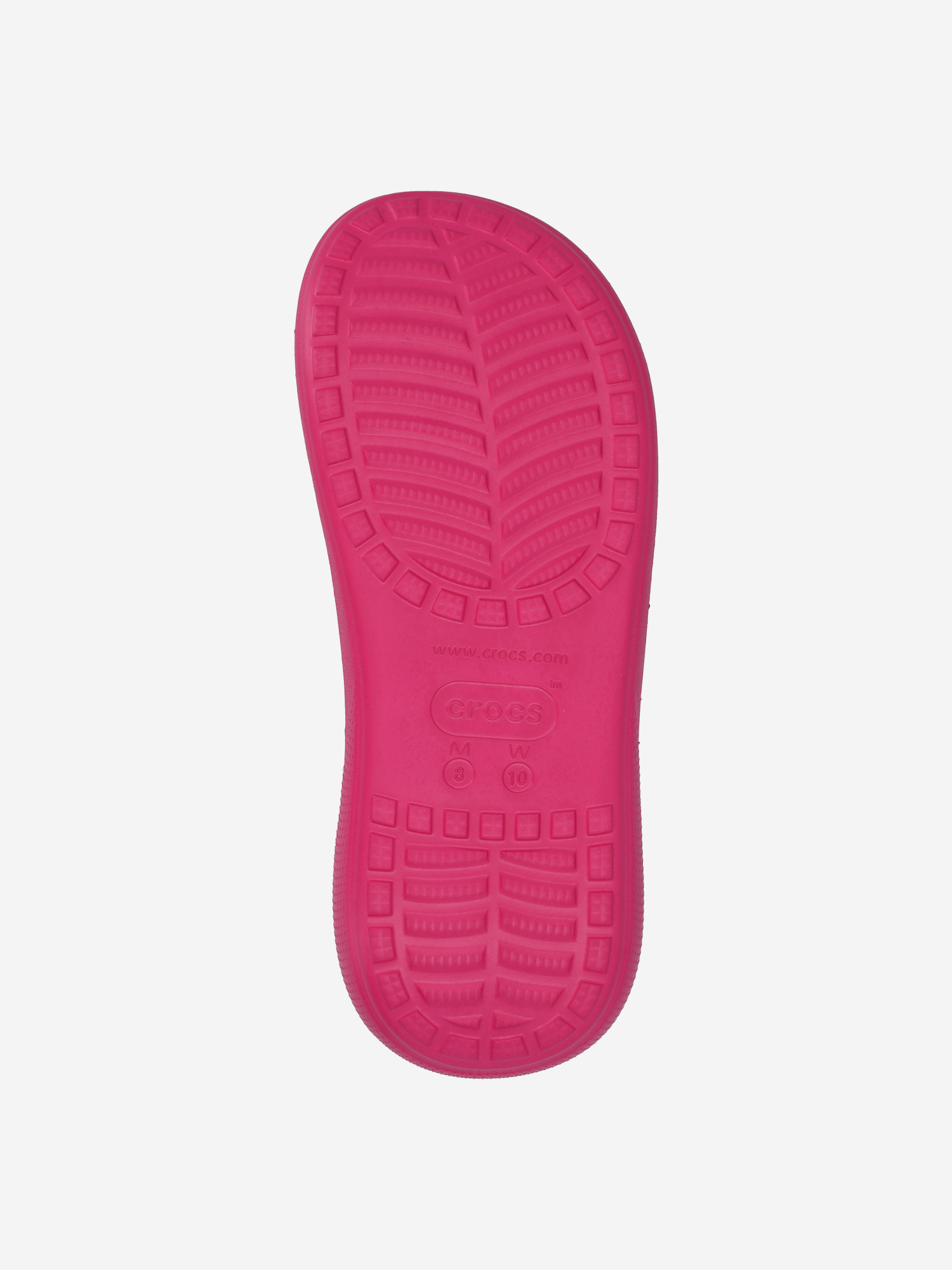 фото Шлепанцы crocs classic crush sandal, розовый
