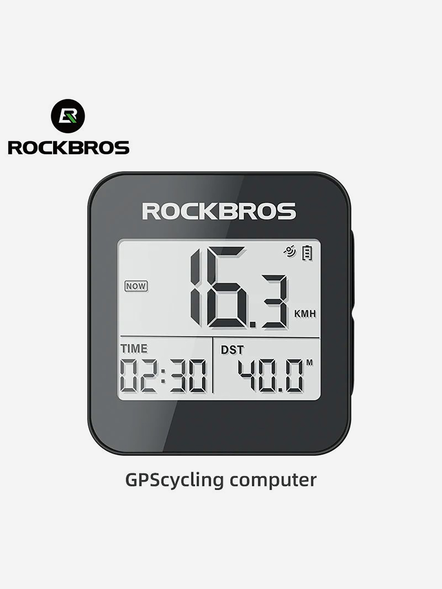 

Велокомпьютер ROCKBROS G1 smart GPS, 8 функций, Черный