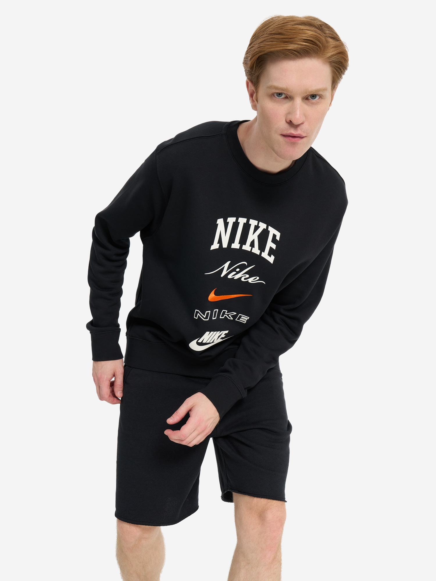 фото Свитшот мужской nike, черный