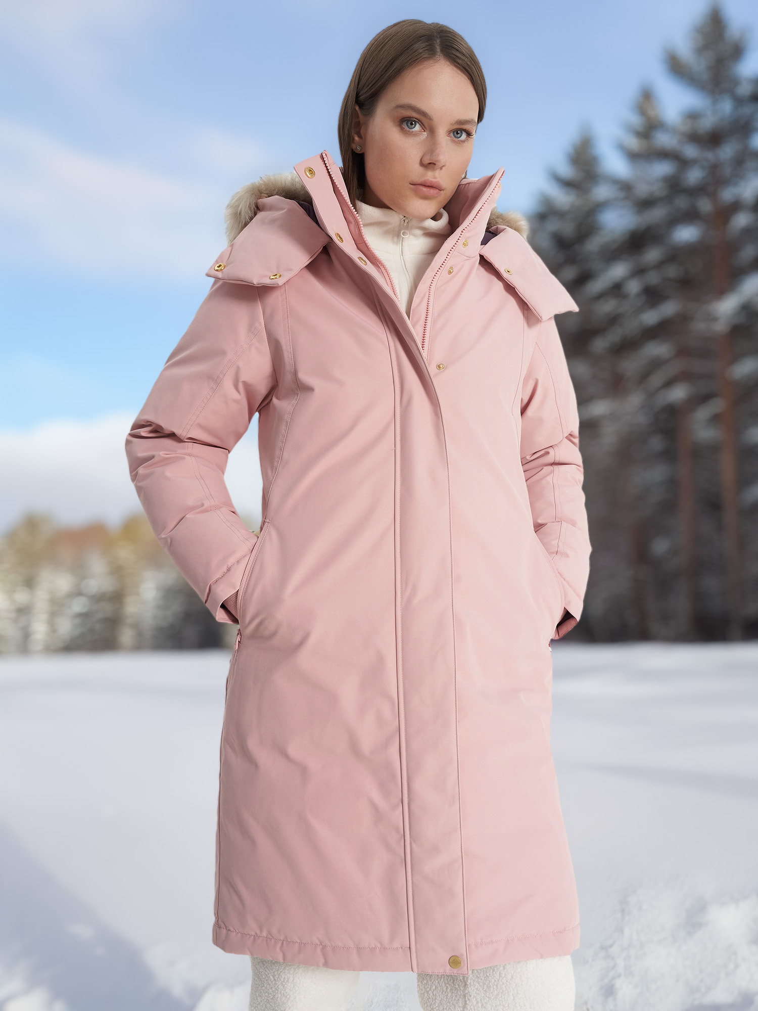 Пуховик Cordillero, розовый, арт. 137262c37-80