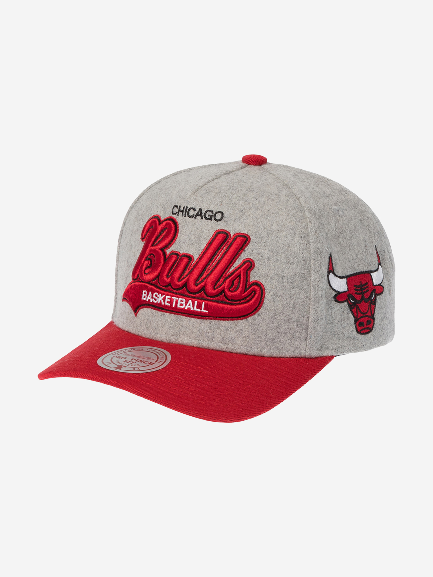 Изображение товара Бейсболка MITCHELL NESS Chicago Bulls NBA из шерсти и полиэстера Изображение товара Бейсболка MITCHELL NESS Chicago Bulls NBA из шерсти и полиэстера