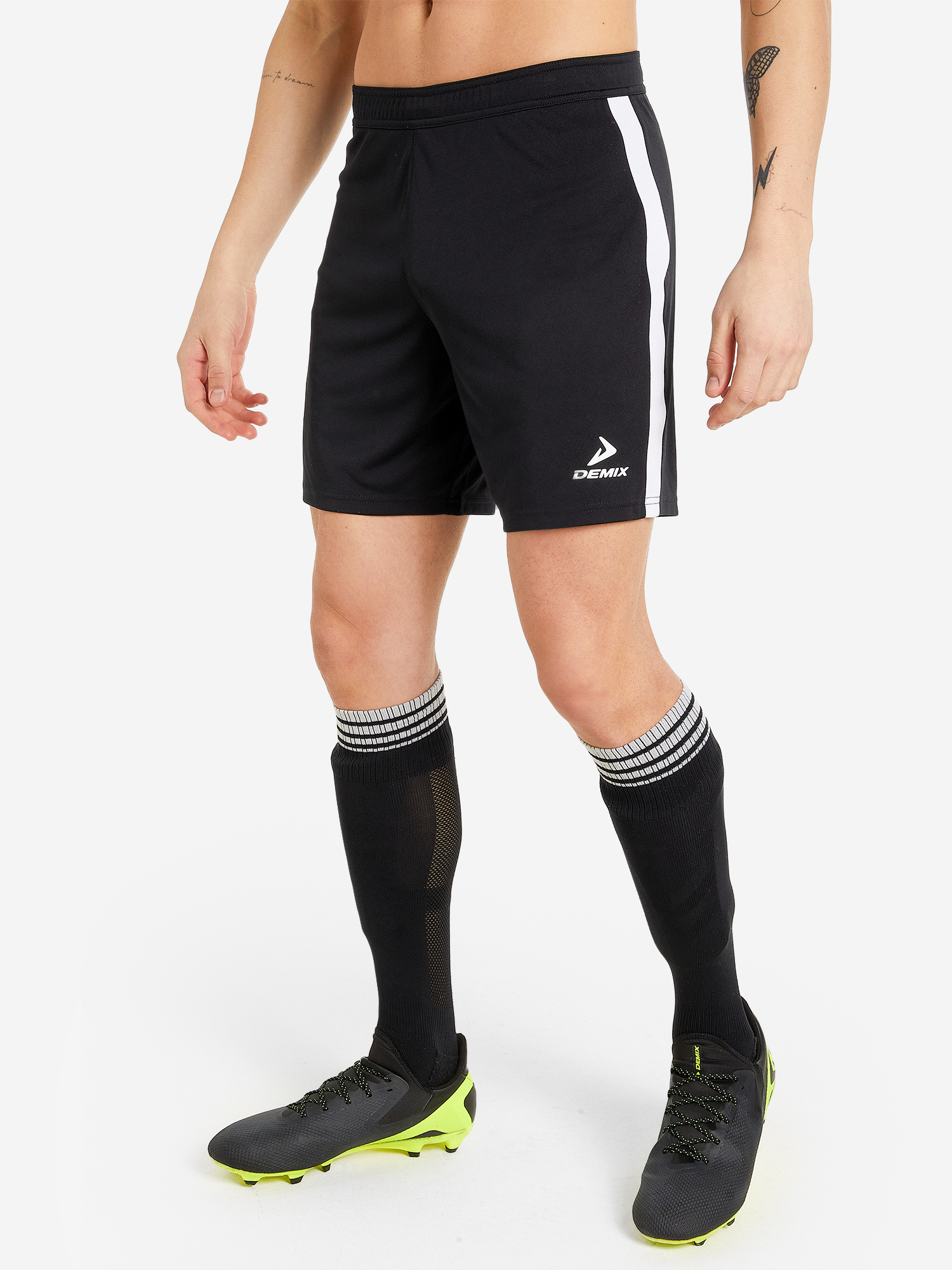 Изображение товара Мужские шорты Demix Strike для футбола, комфорт, влаговсасывание, регулировка