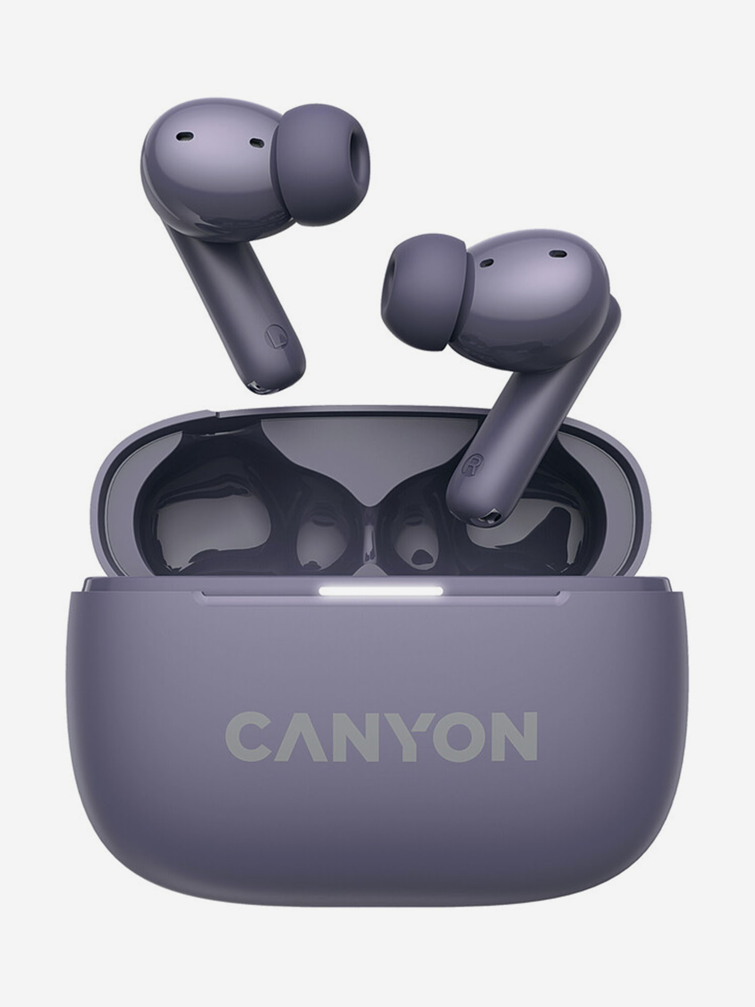 

Беспроводная стереогарнитура с активным шумоподавлением CANYON CNS-TWS10, Фиолетовый