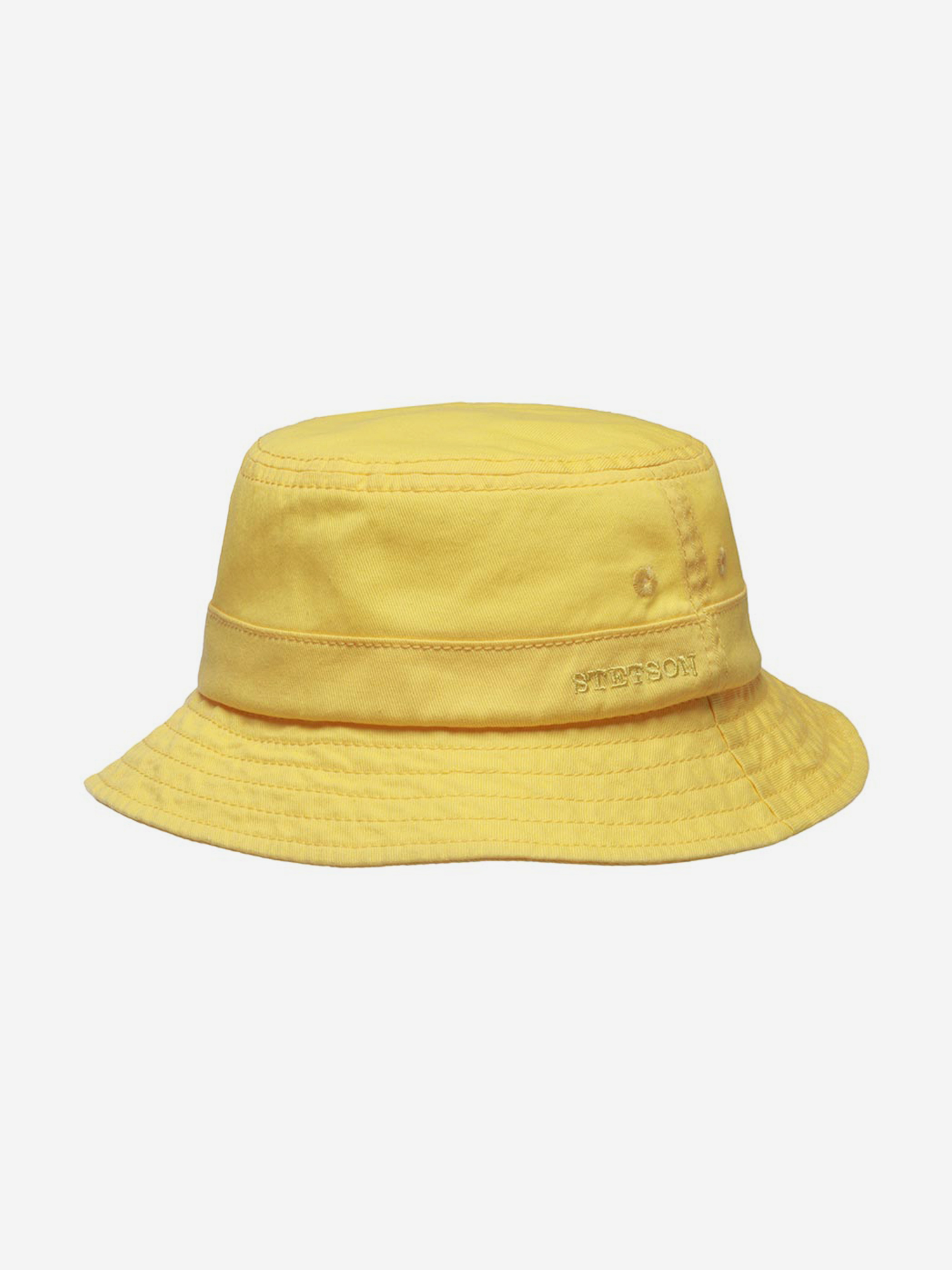 Панама STETSON 1811110 BUCKET COTTON TWILL (желтый), Желтый