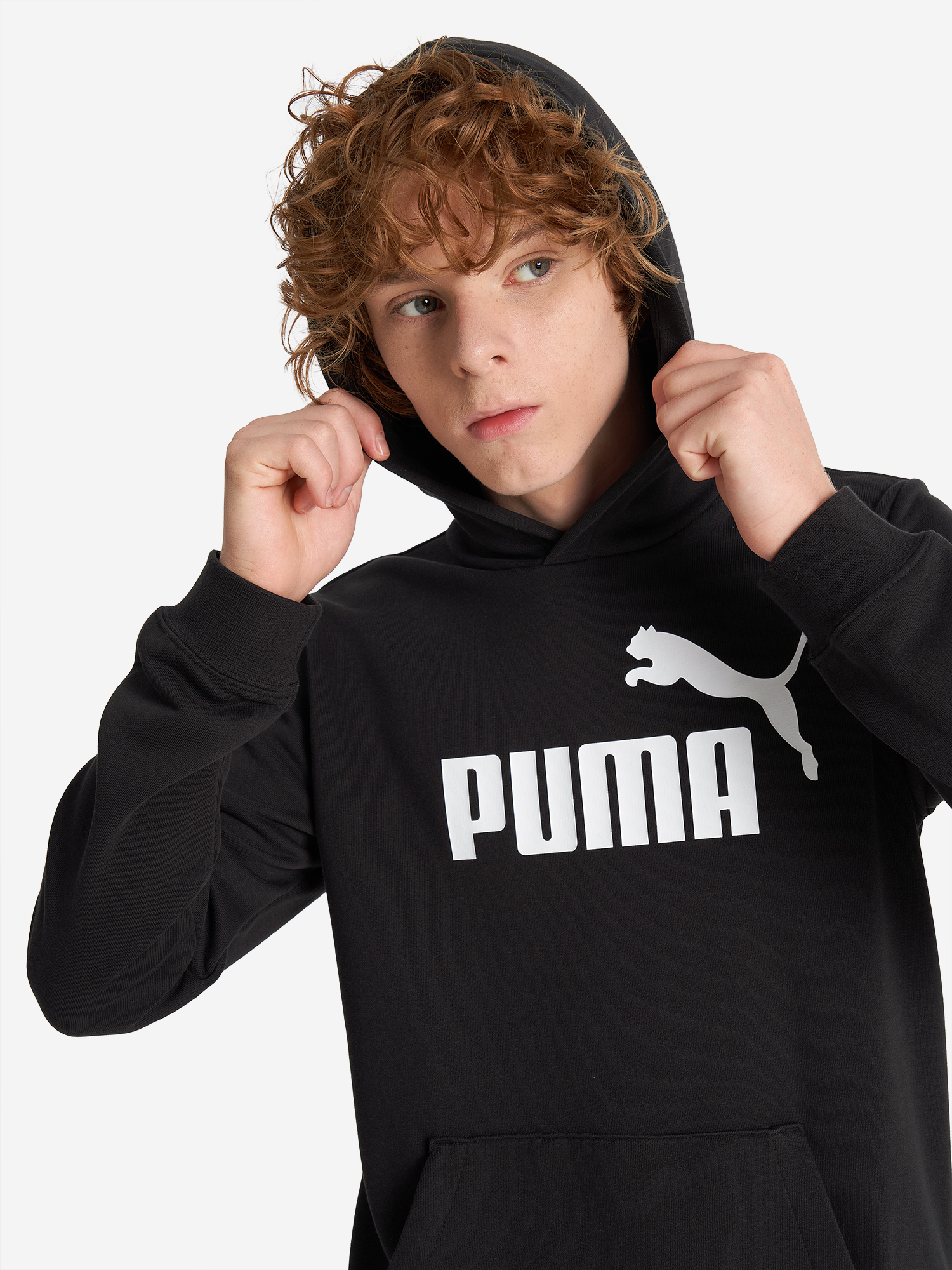 фото Худи для мальчиков puma ess, черный
