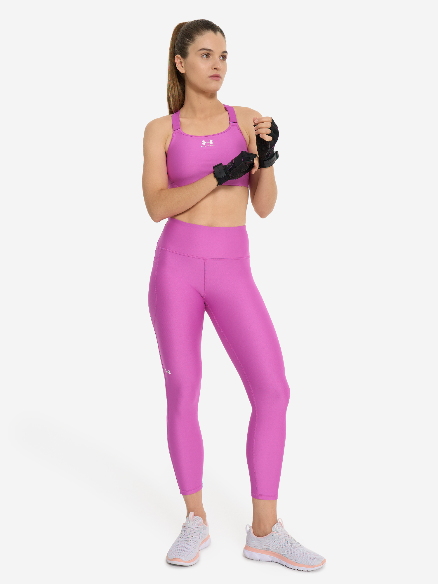 фото Топ бра спортивный under armour, розовый