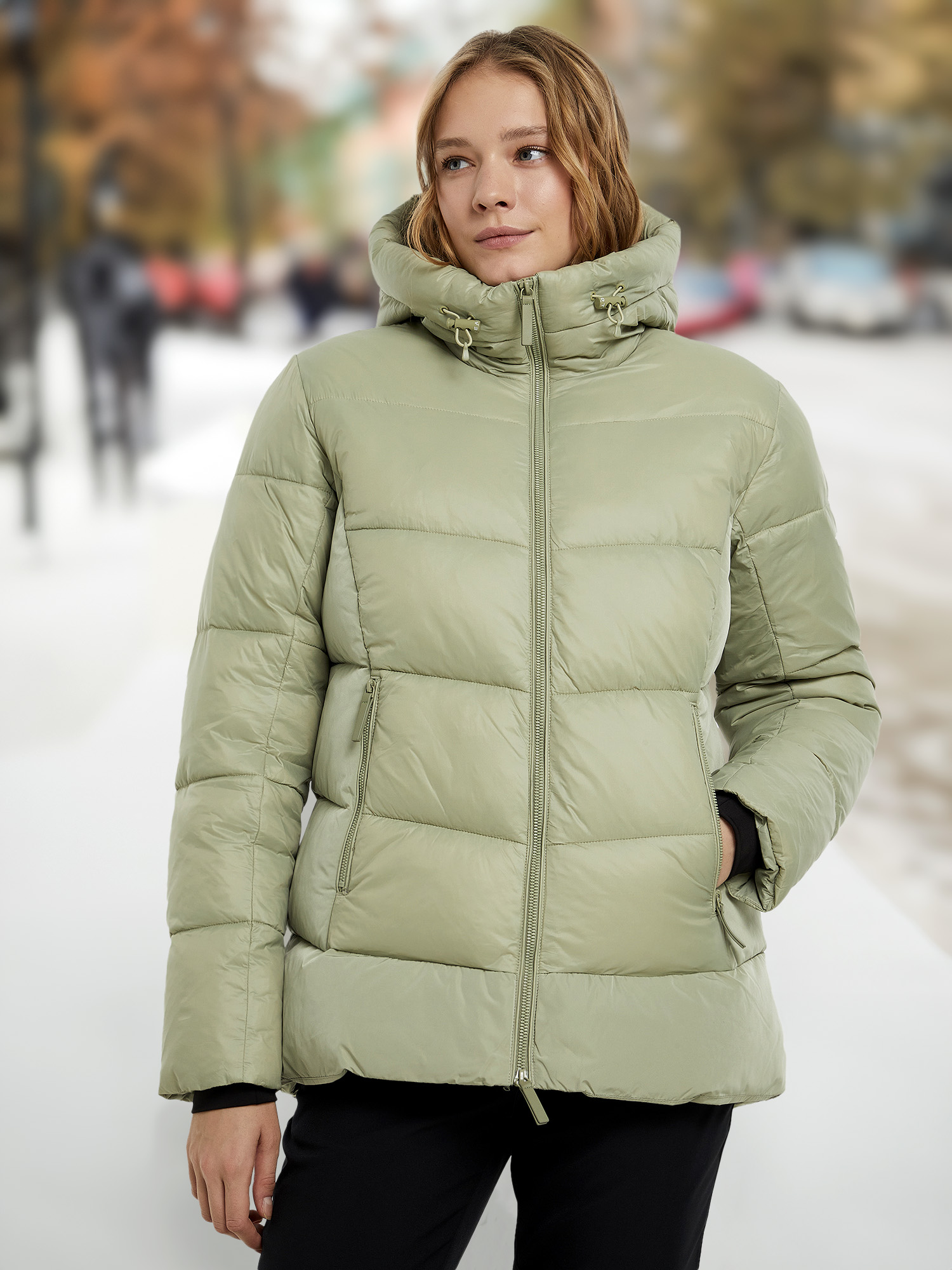 Пуховик женский Toread, зеленый, арт. 19582