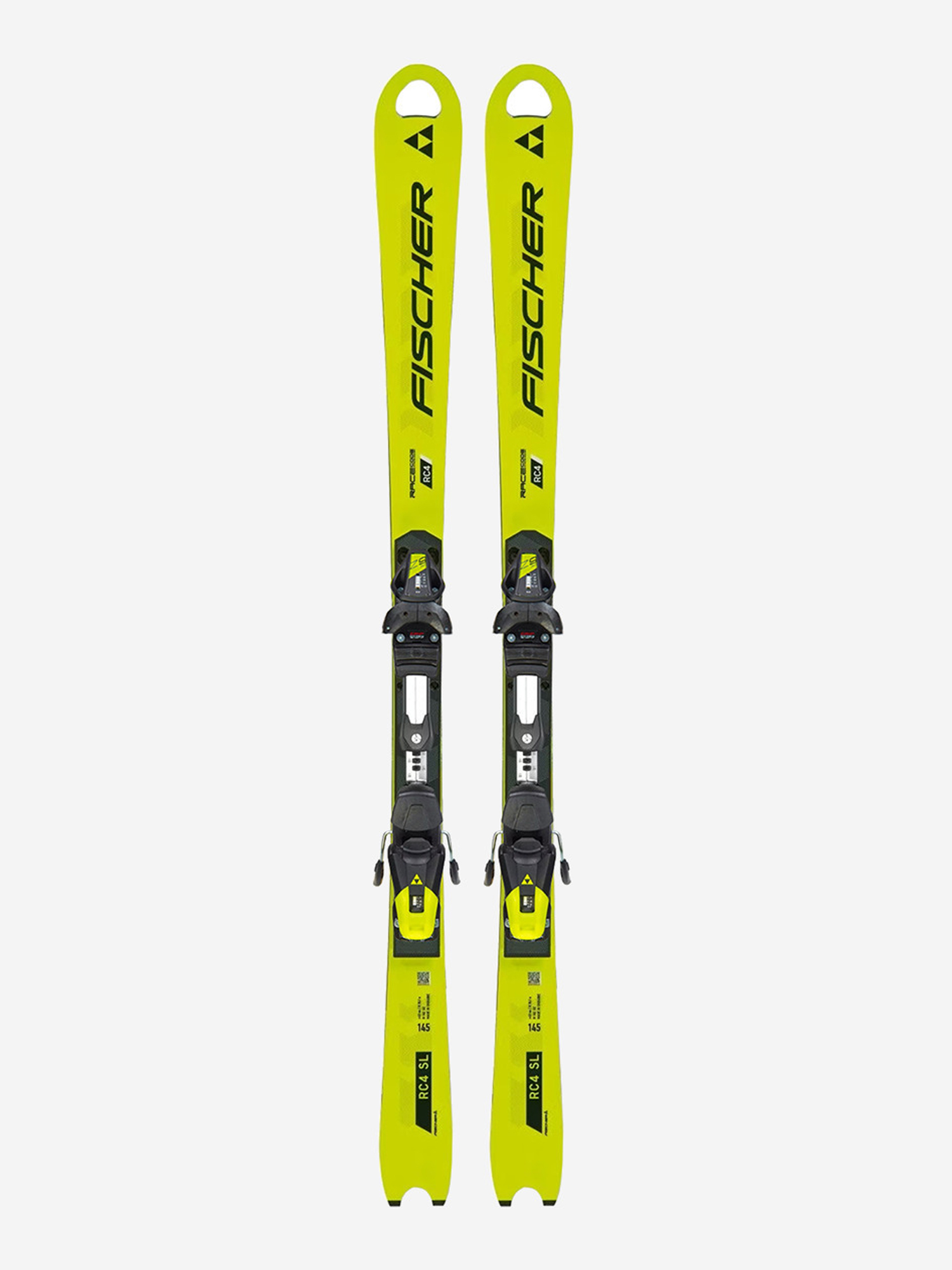 

Горные лыжи с креплениями Fischer RC4 WC SL JR M/O-Plate + RC4 Z9 GW 24/25, Желтый