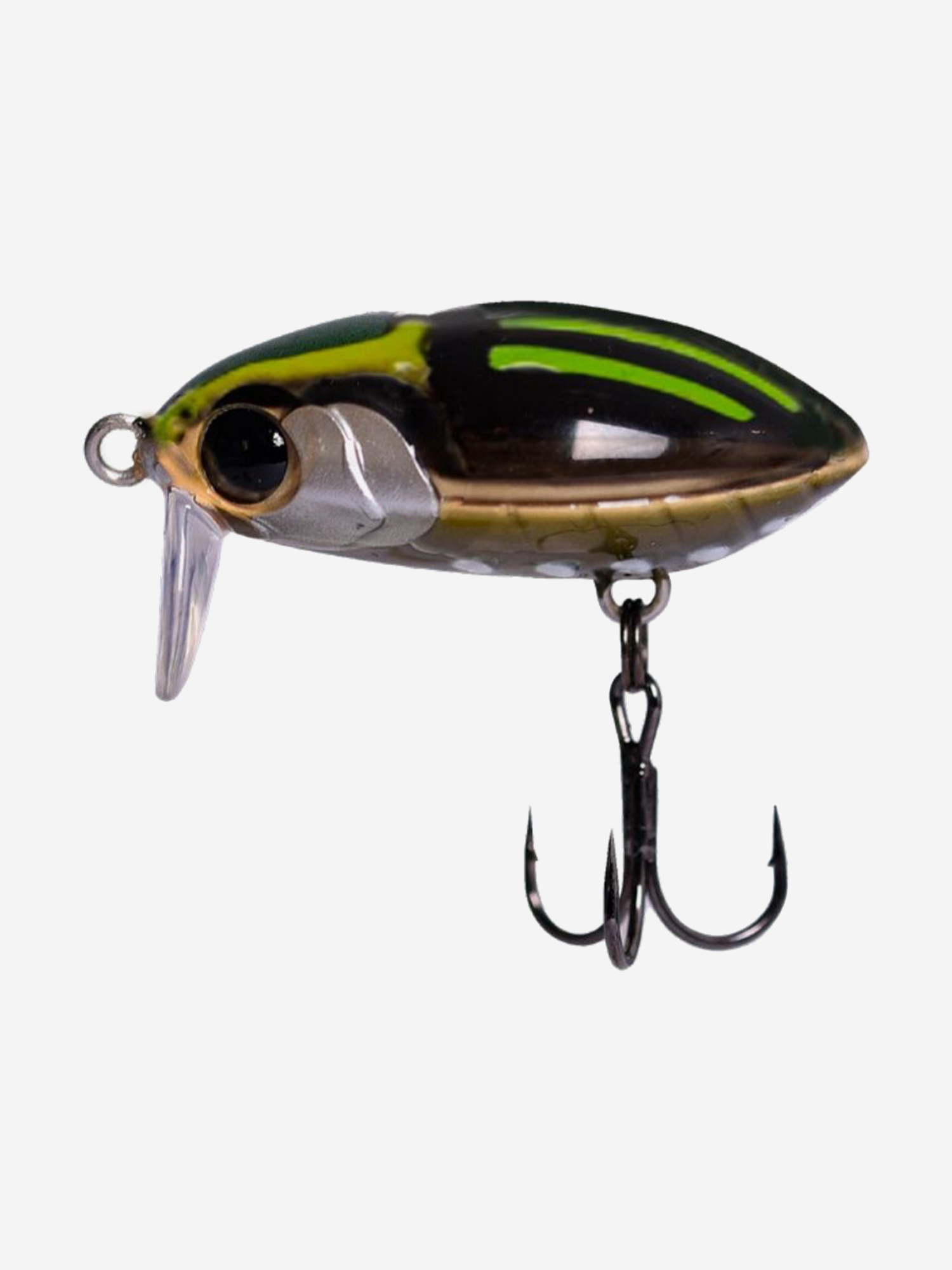 Изображение товара Воблер LureMax ZHUK 34F SSR-271, 3,2 г, 34 мм, плавающий, цвет 271, Черный/зеленый/хаки