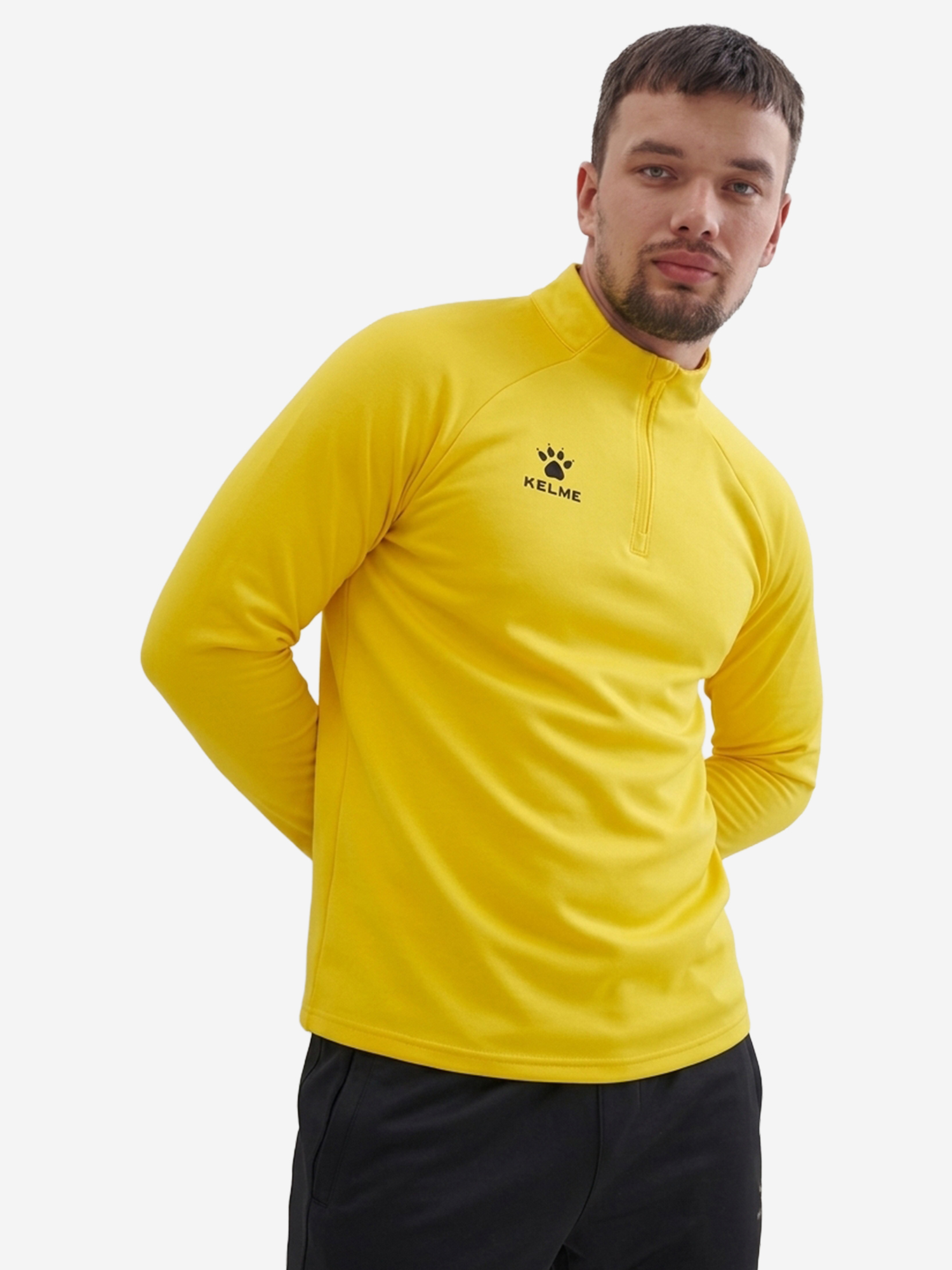 Изображение товара Олимпийка мужская KELME Pullover (fleece), Желтый