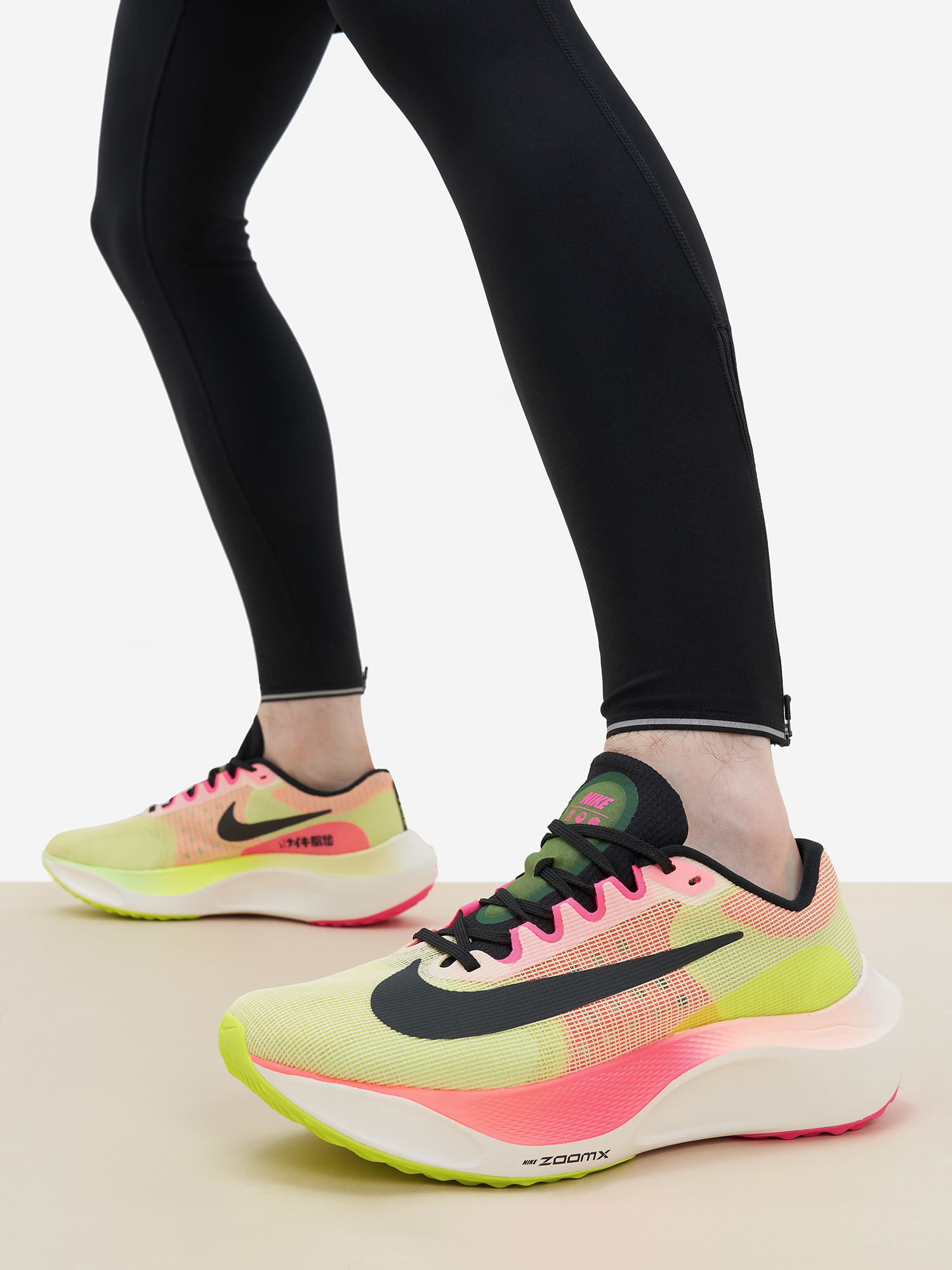 Кроссовки мужские Nike Zoom Fly 5 Prm, Зеленый Вид№2