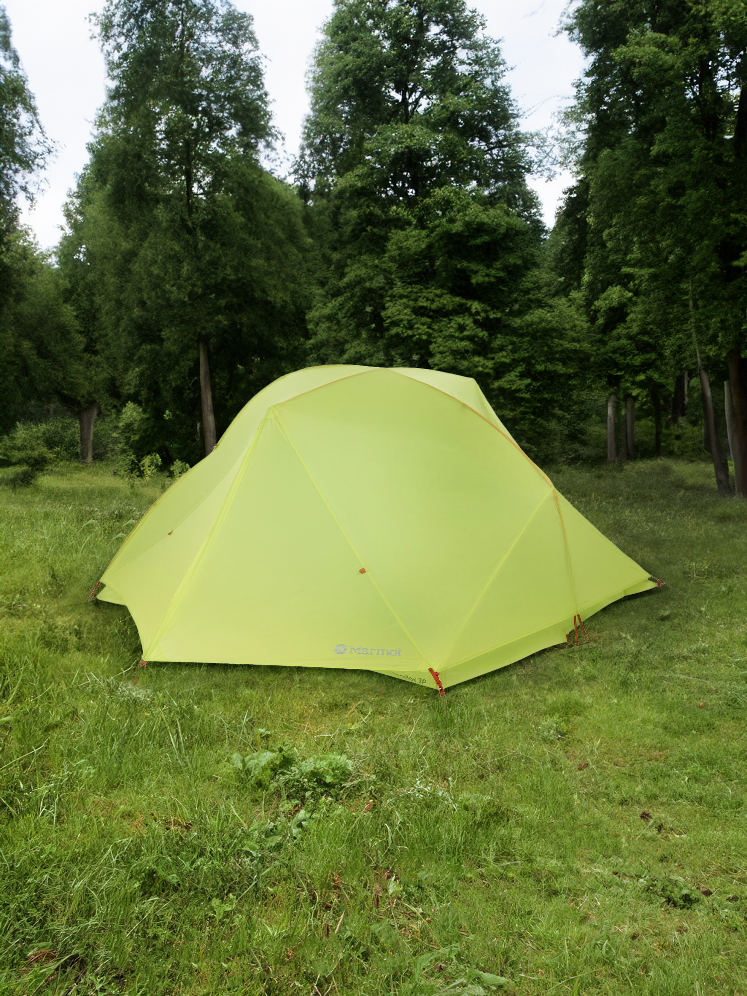 Палатка 3-местная Marmot Superalloy, Зеленый