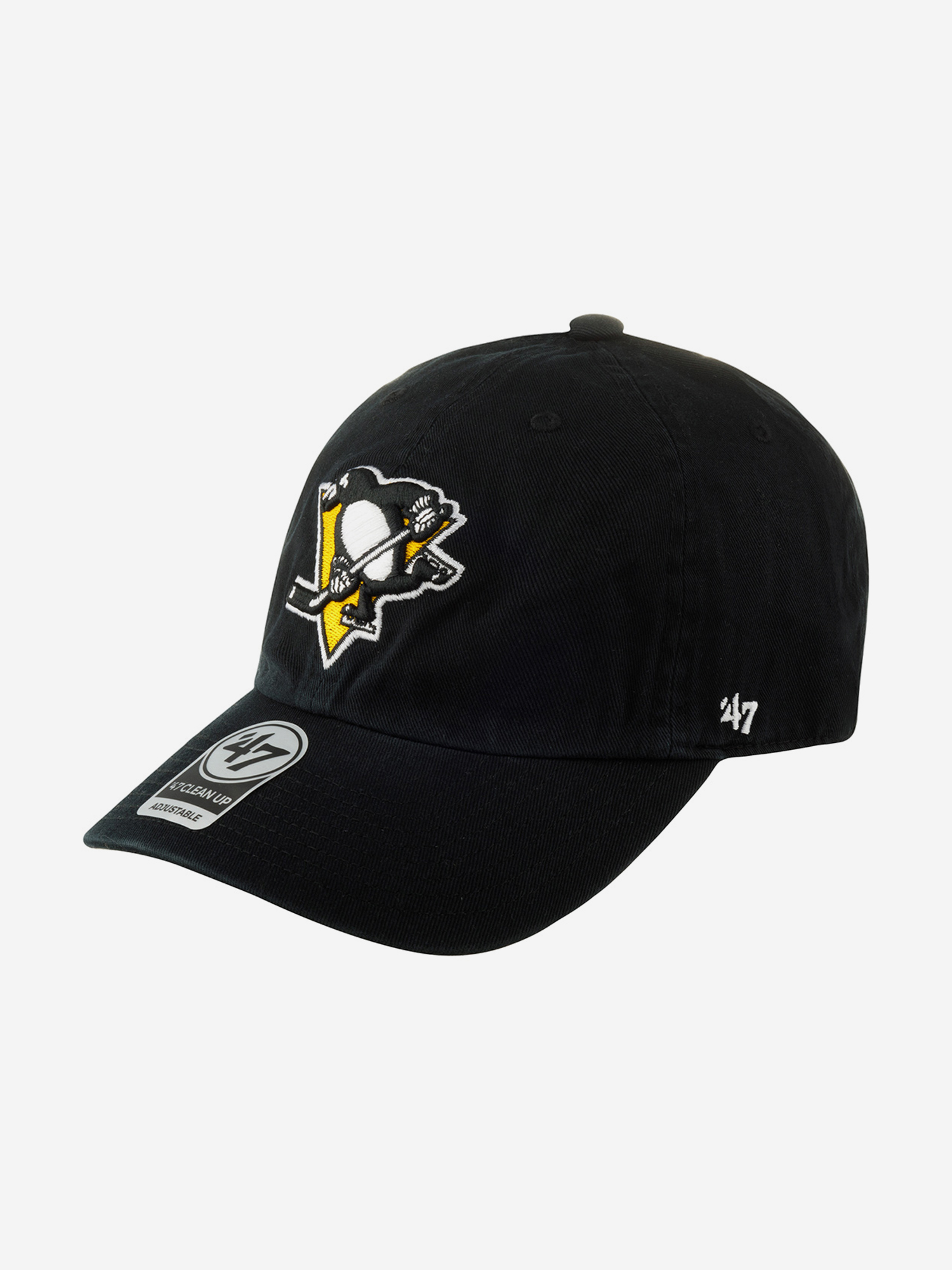 Бейсболка 47 BRAND H-RGW15GWS-BK Pittsburgh Penguins NHL (черный), Черный 36-661XDOX403-09, размер Без размера - фото 1