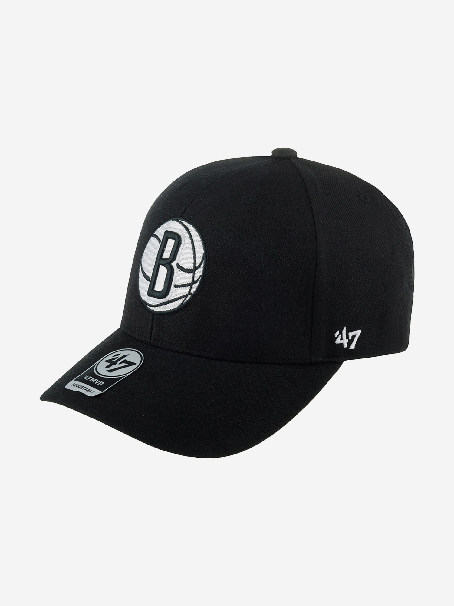 Бейсболки K-MVP15WBV-BKB Brooklyn Nets NBA (черный), Черный