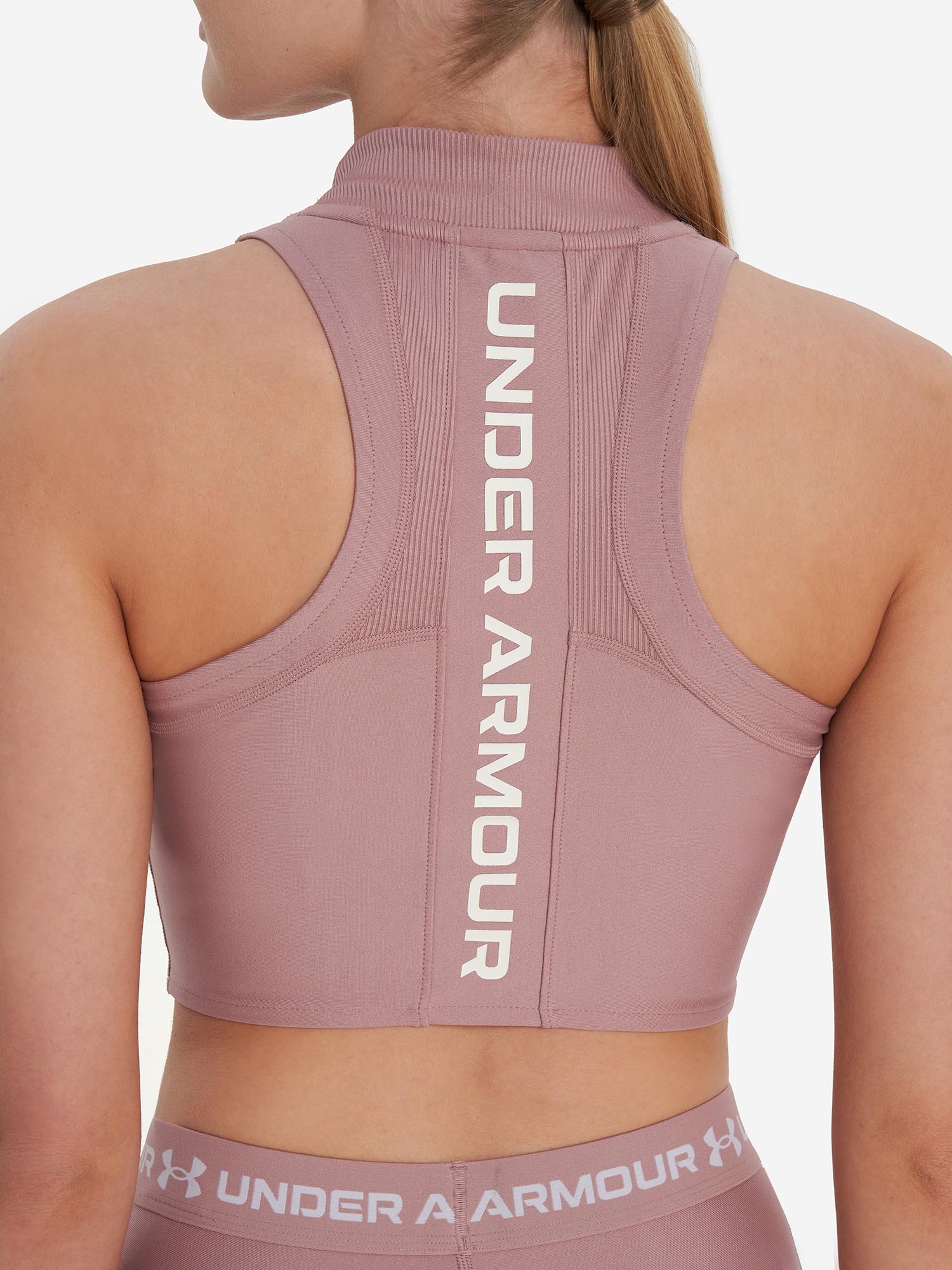 фото Топ бра спортивный under armour, розовый