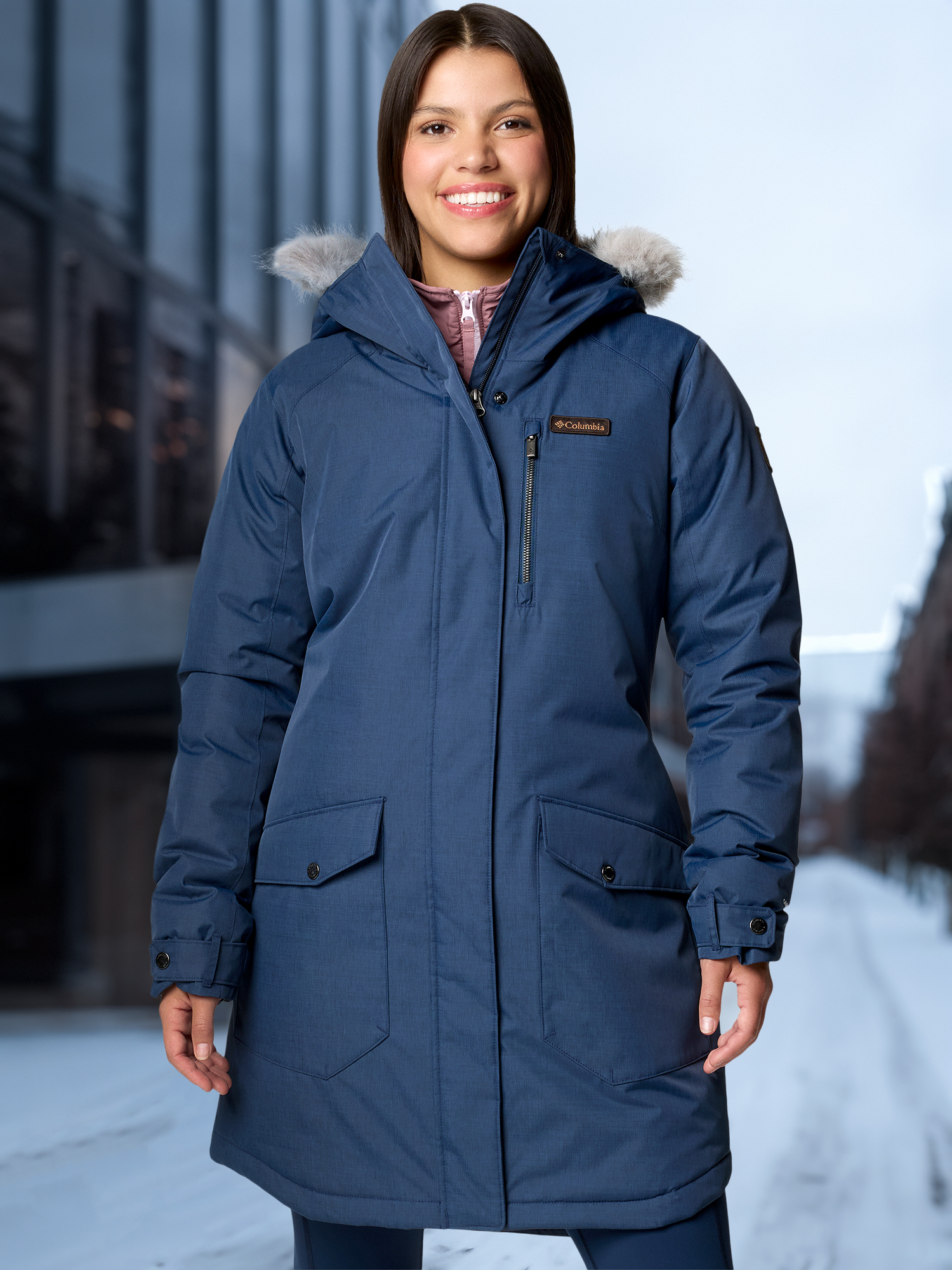 

Куртка утепленная женская Columbia Suttle Mountain Long Insulated Jacket, Синий