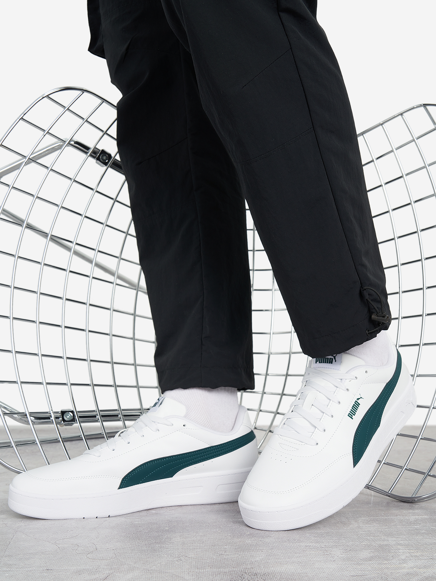 

Кеды мужские PUMA Court Classic Clean, Белый