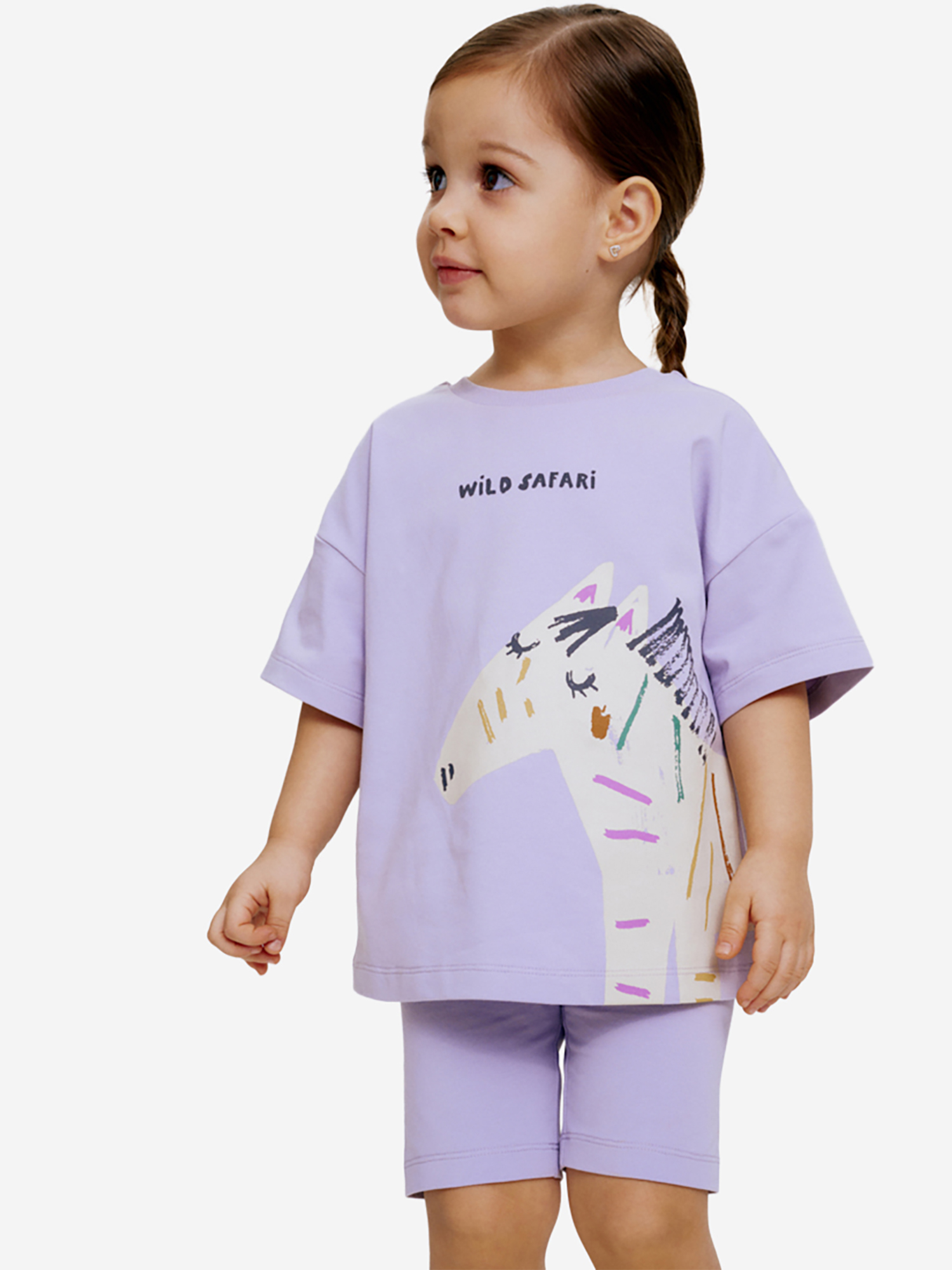 Изображение товара Футболка для девочек Artie спортивная летняя хлопковая с коротким рукавом