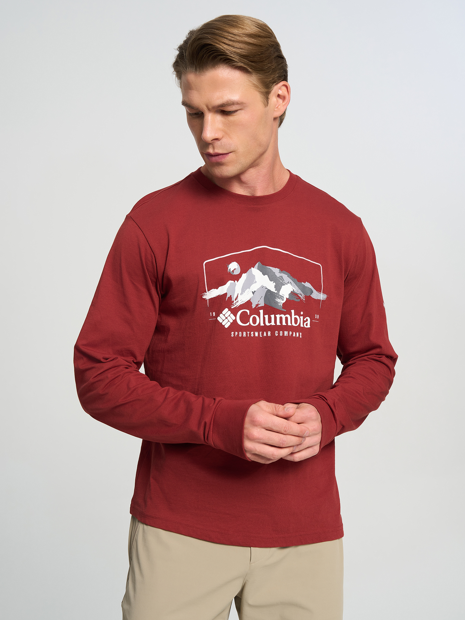 Изображение товара Лонгслив мужской Columbia CSC Graphic LS Tee, Красный