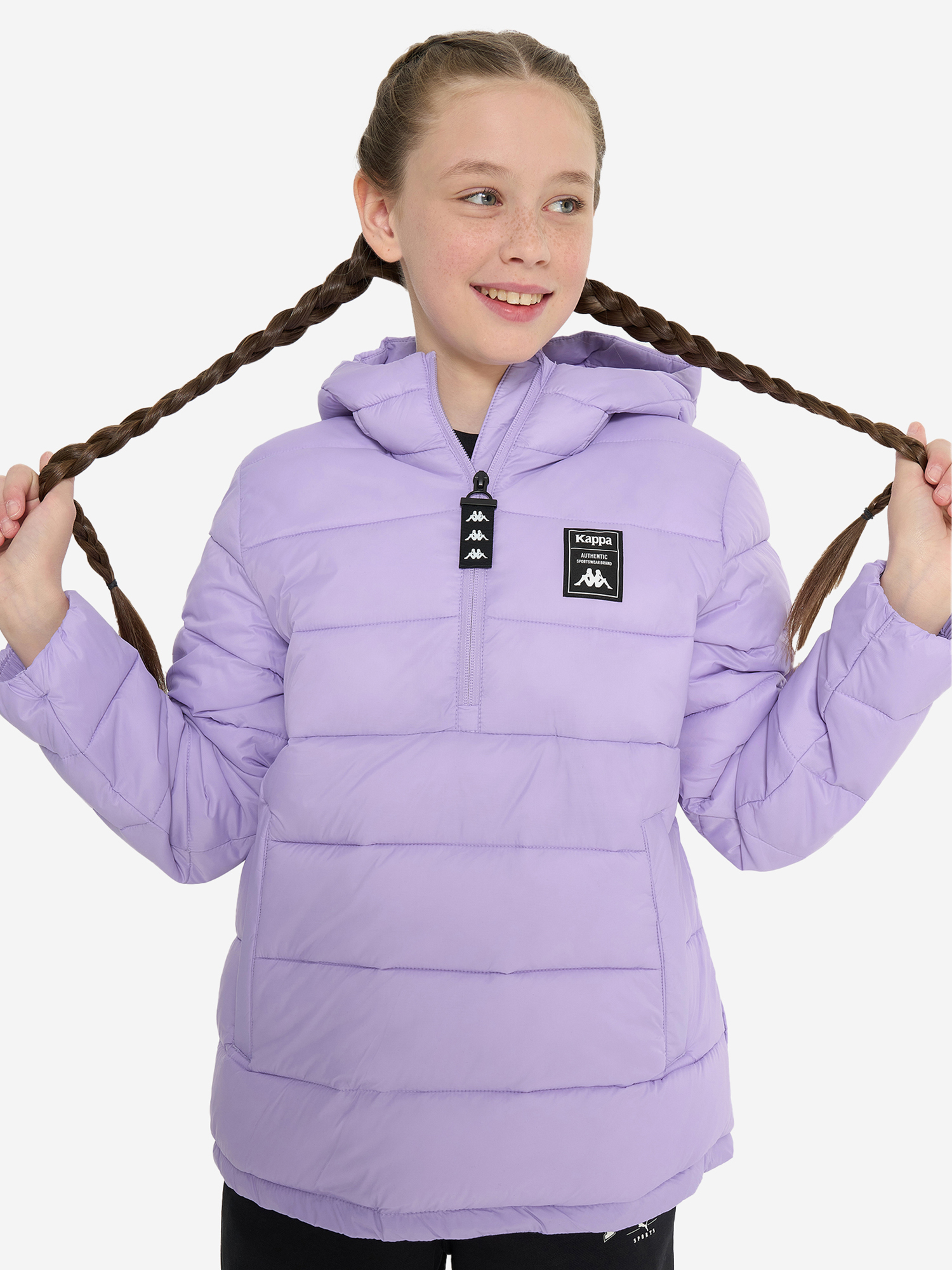Анорак для девочек Kappa, фиолетовый, арт. 25115