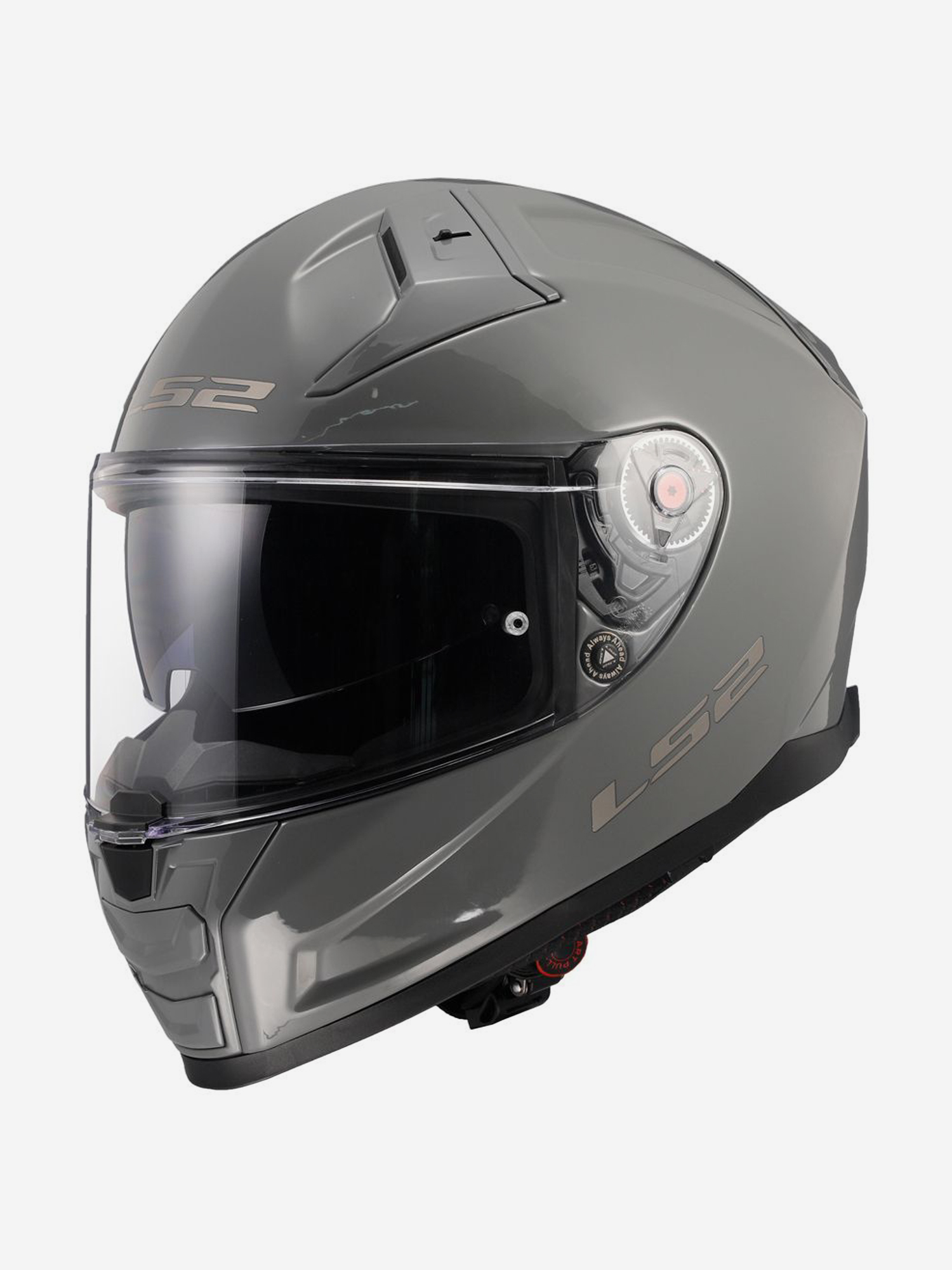 

Мотошлем LS2 FF811 VECTOR II SOLID (серый, глянцевый, NARDO GREY), Серый