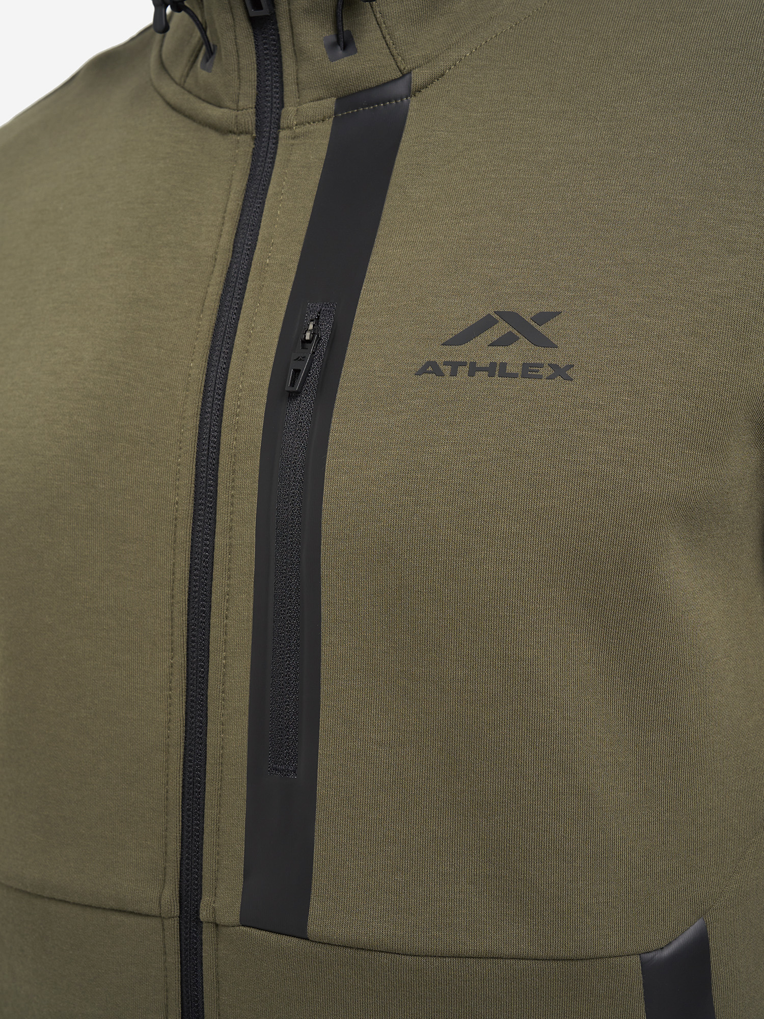 Толстовка мужская Athlex Top Fleece, Зеленый 125991A31-64, размер RUS 48 | EUR S-M/48 - фото 6