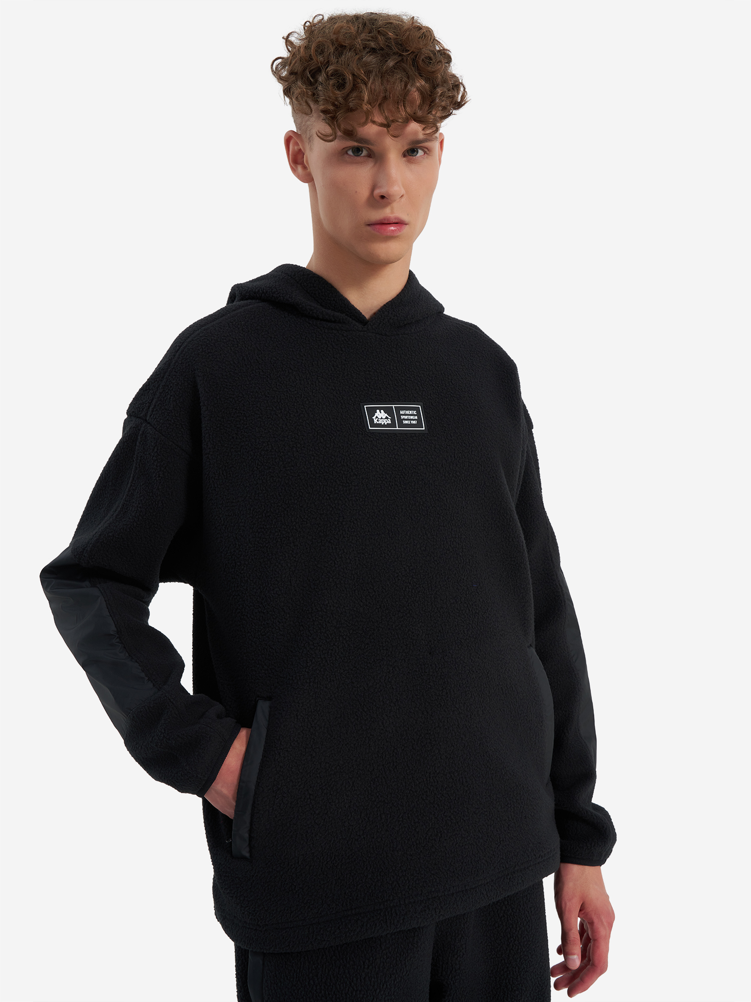 Худи мужское Kappa, черный, арт. 136959kap-99