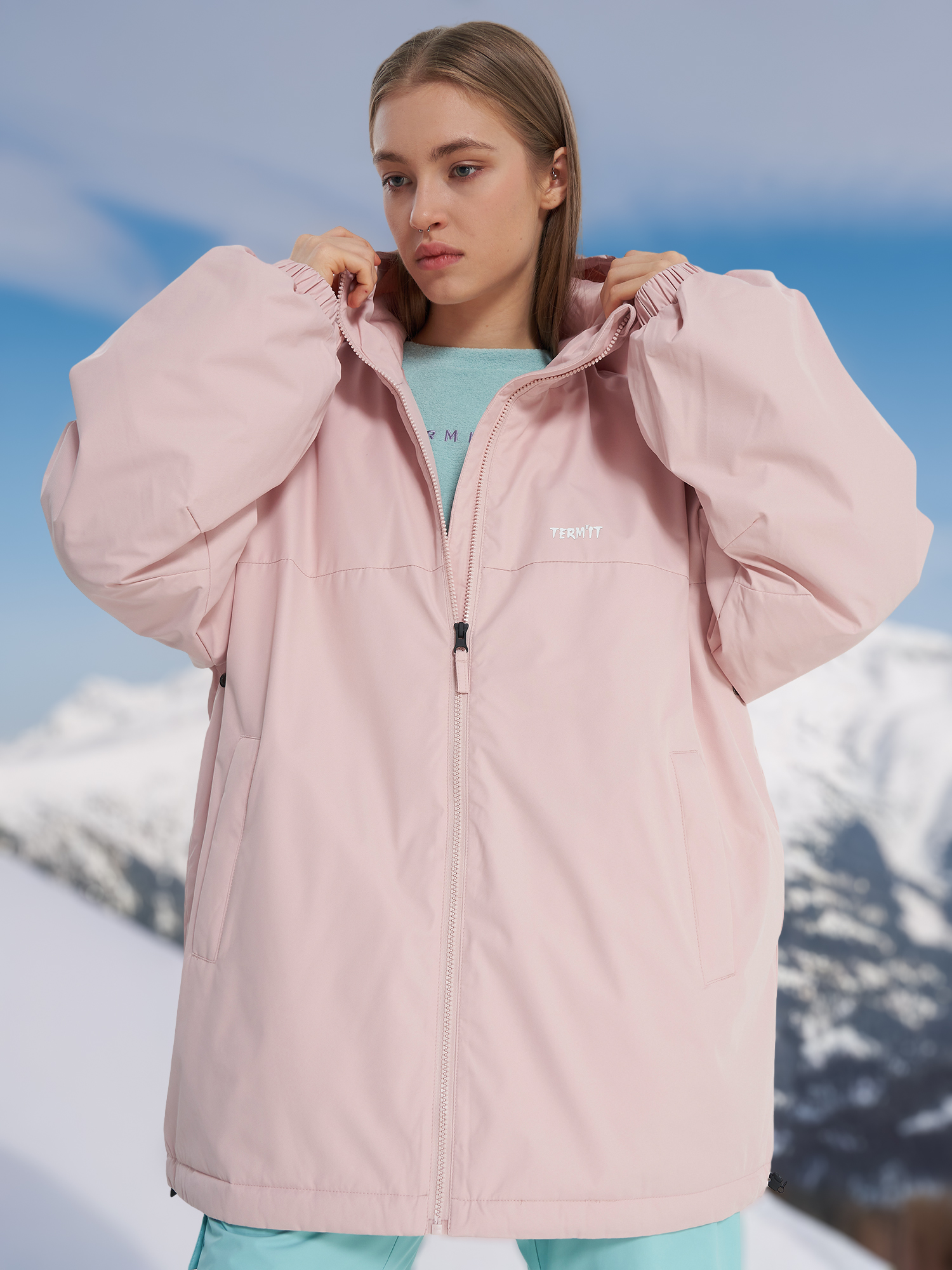 

Куртка сноубордическая женская Termit, Розовый