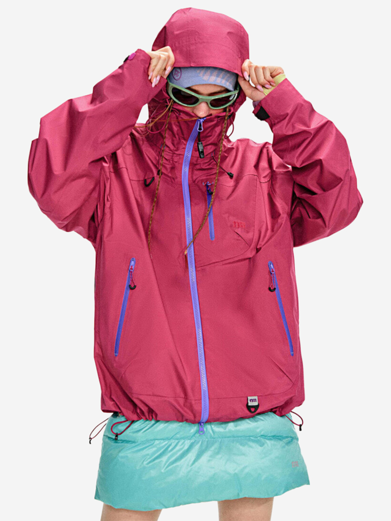 Изображение товара Куртка унисекс Nothomme 24W003 WINDBREAKER, Розовый Изображение товара Куртка унисекс Nothomme 24W003 WINDBREAKER, Розовый