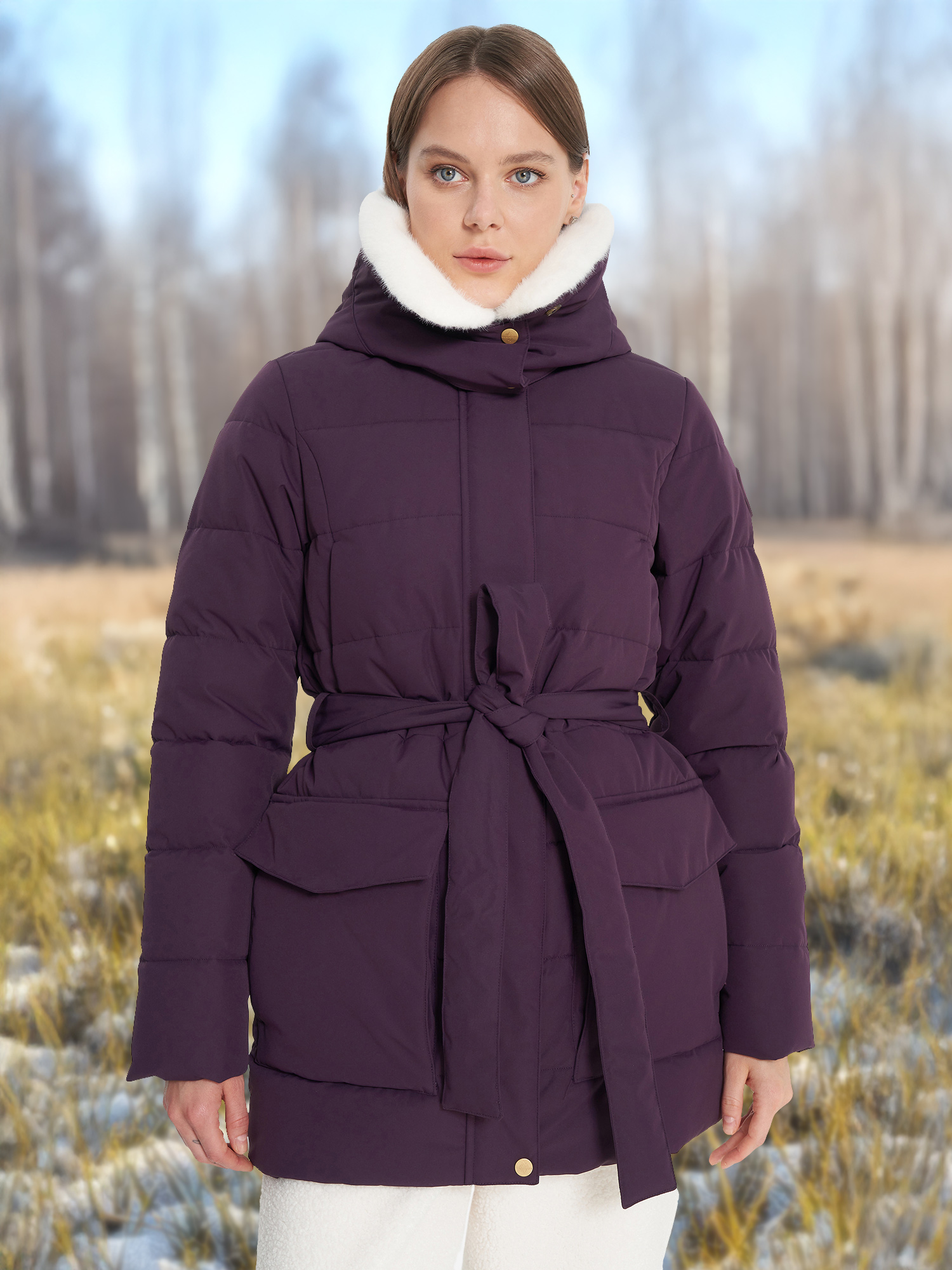 Пуховик женский Cordillero Фиолетовый 13499₽