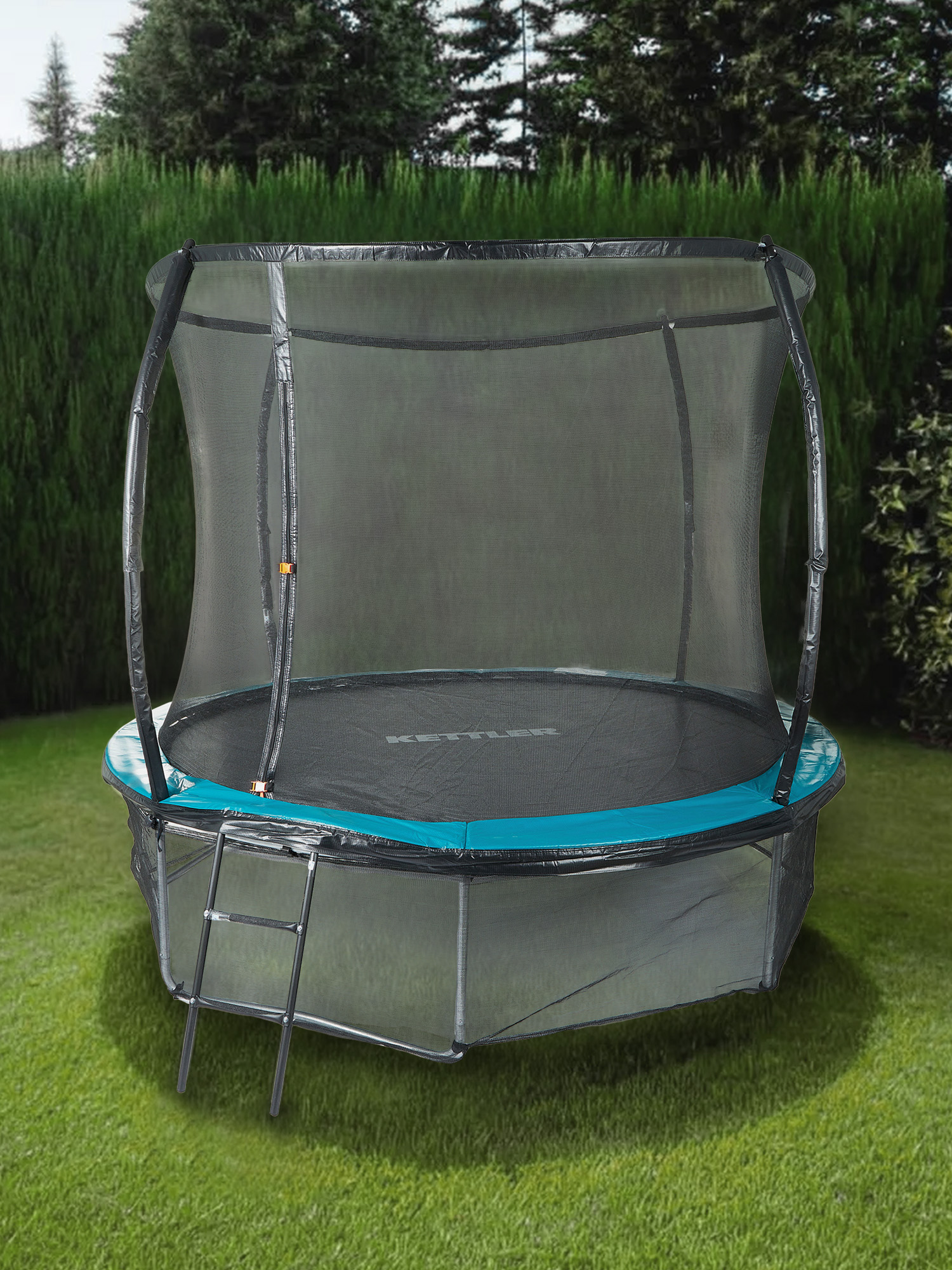 

Батут KETTLER Wallaroo-10Ft с внутренней сеткой, 305 см, Черный