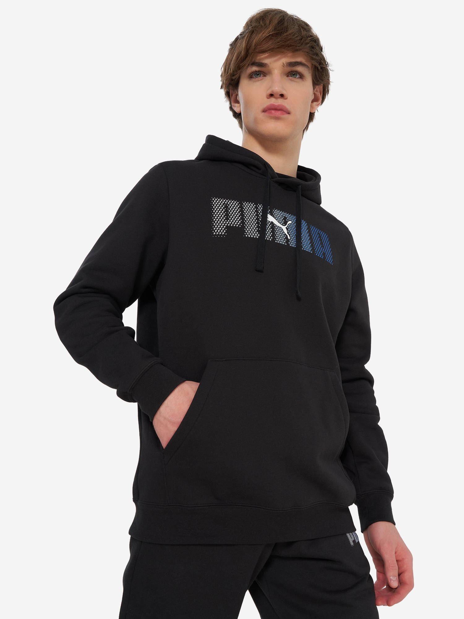 

Худи мужское PUMA Ess Logo Lab, Черный