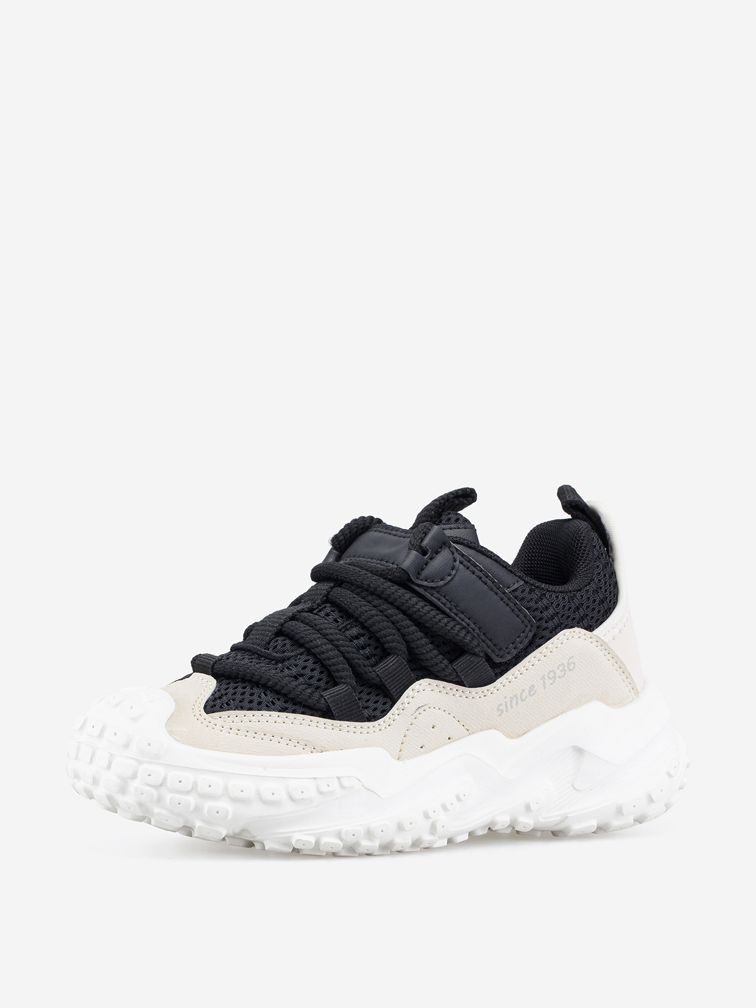 Изображение товара Кроссовки для мальчика Котофей, Черный/бежевый