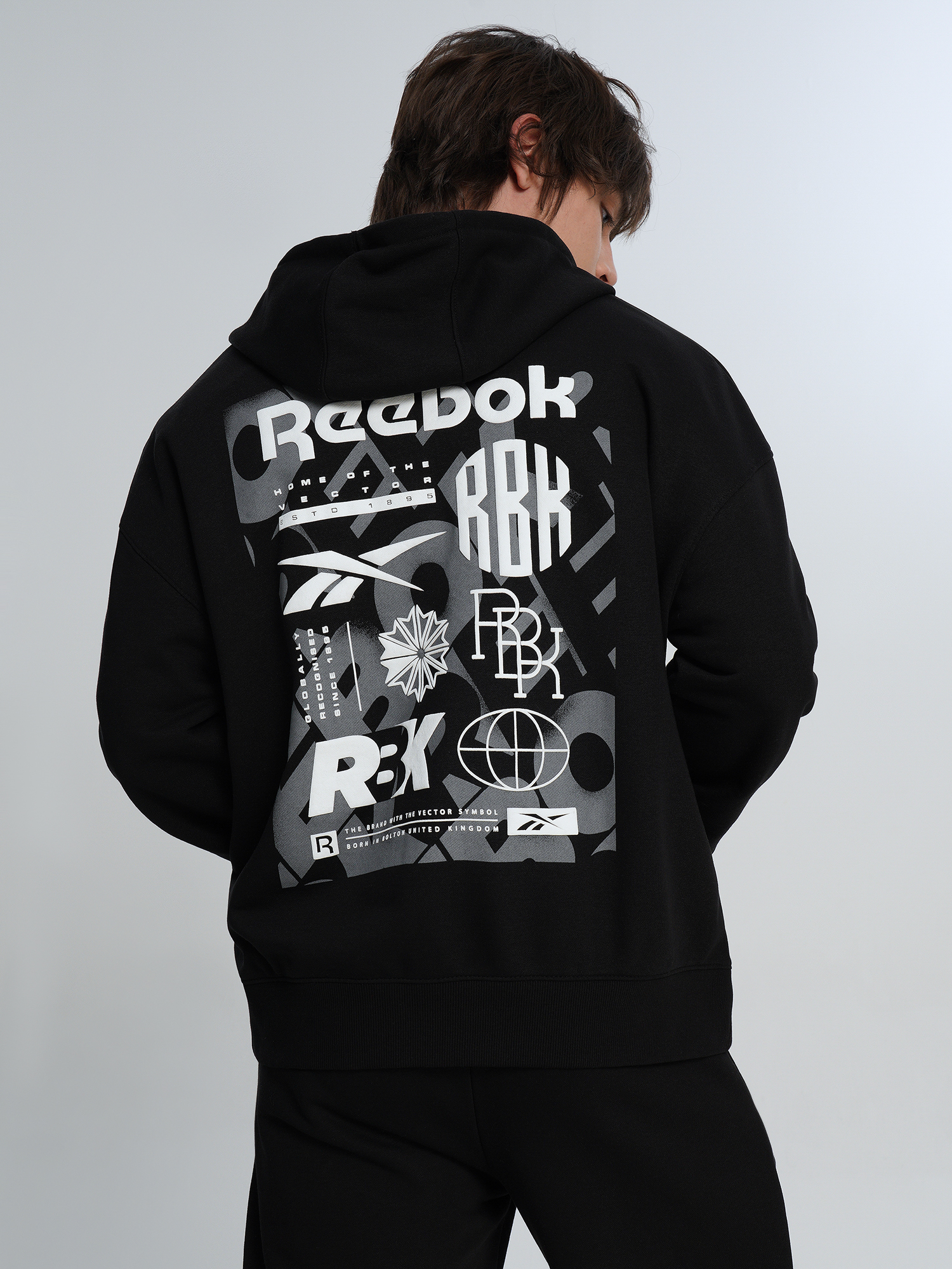 Толстовка мужская Reebok, Черный 3