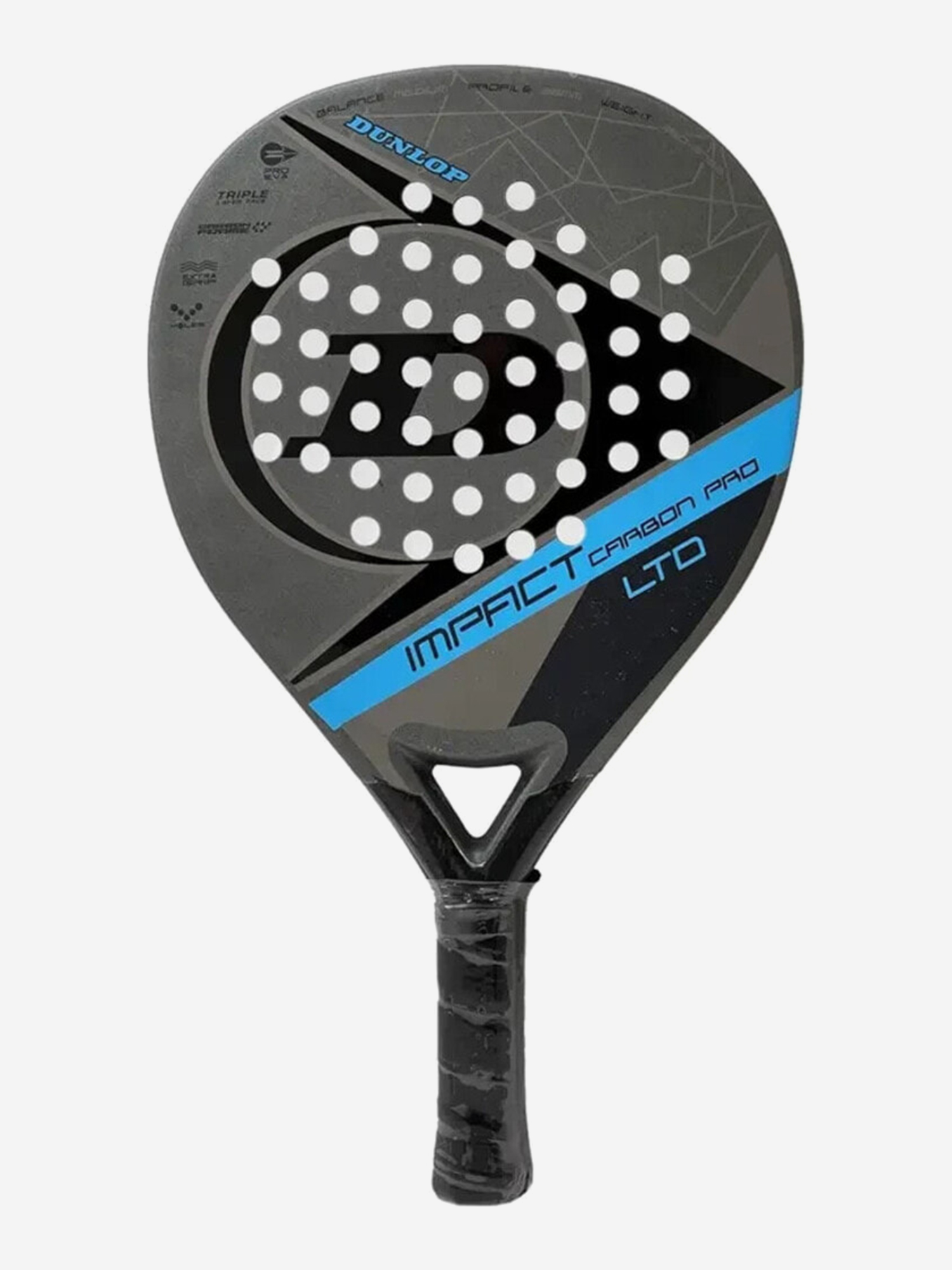Изображение товара Ракетка для падела Dunlop Impact Carbon Pro LTD Blue профессиональная