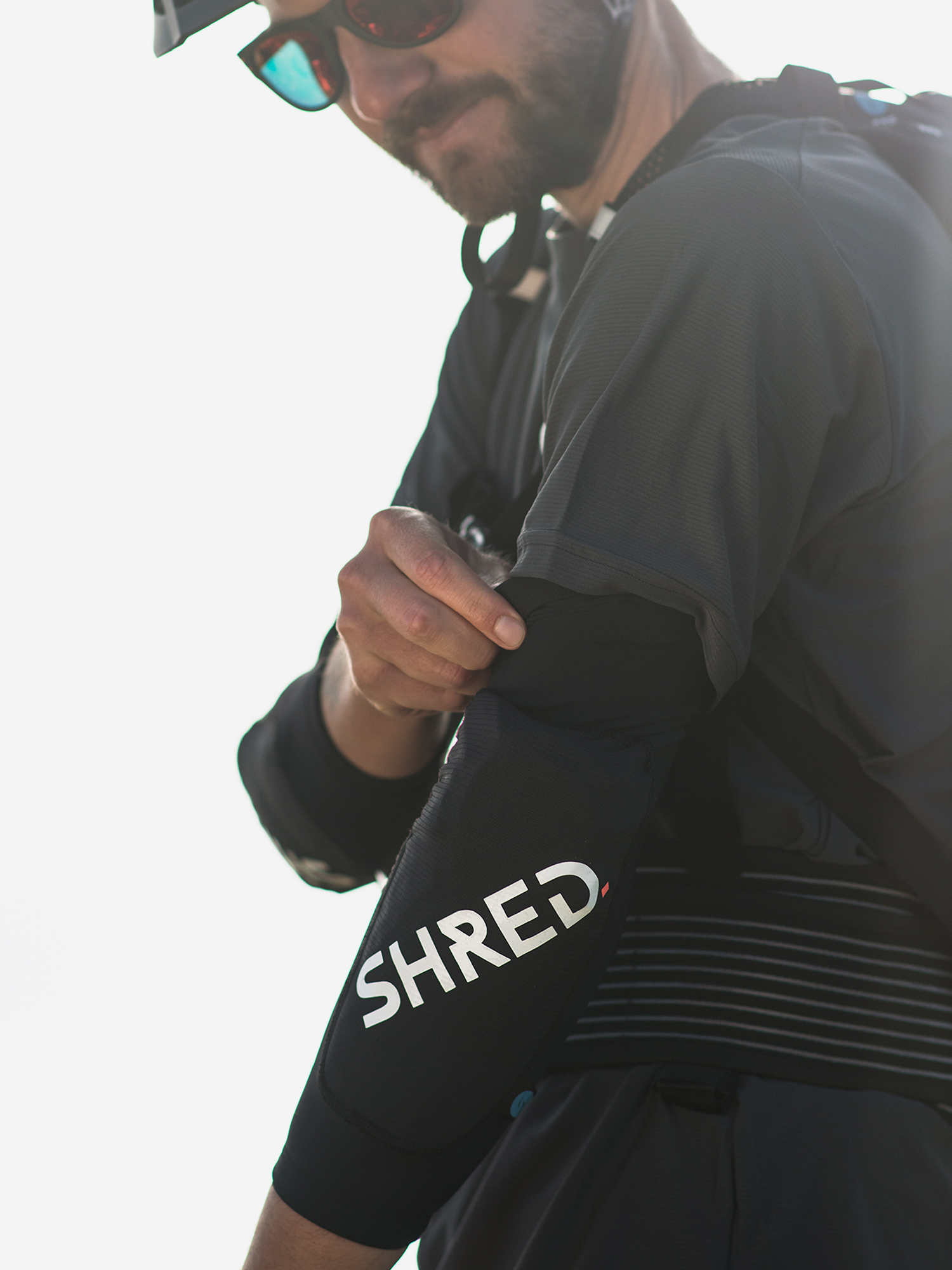 фото Налокотники shred flexi elbow pads lite, черный