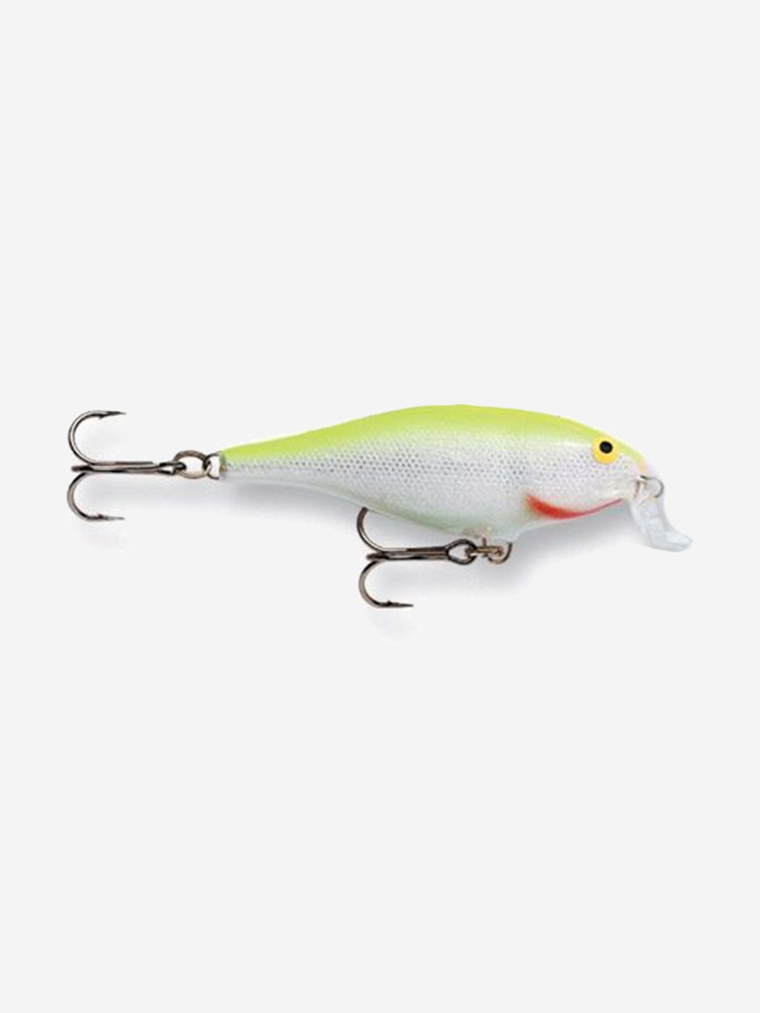 

Воблер для рыбалки RAPALA Shallow Shad Rap 05, 5см, 5гр, цвет SFC, плавающий, Зеленый