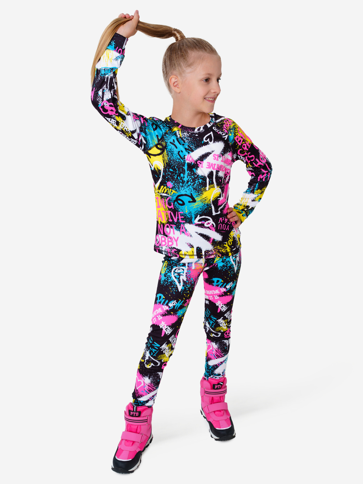 Изображение товара Термокомплект для девочек PlayToday для зимних спортивных активностей